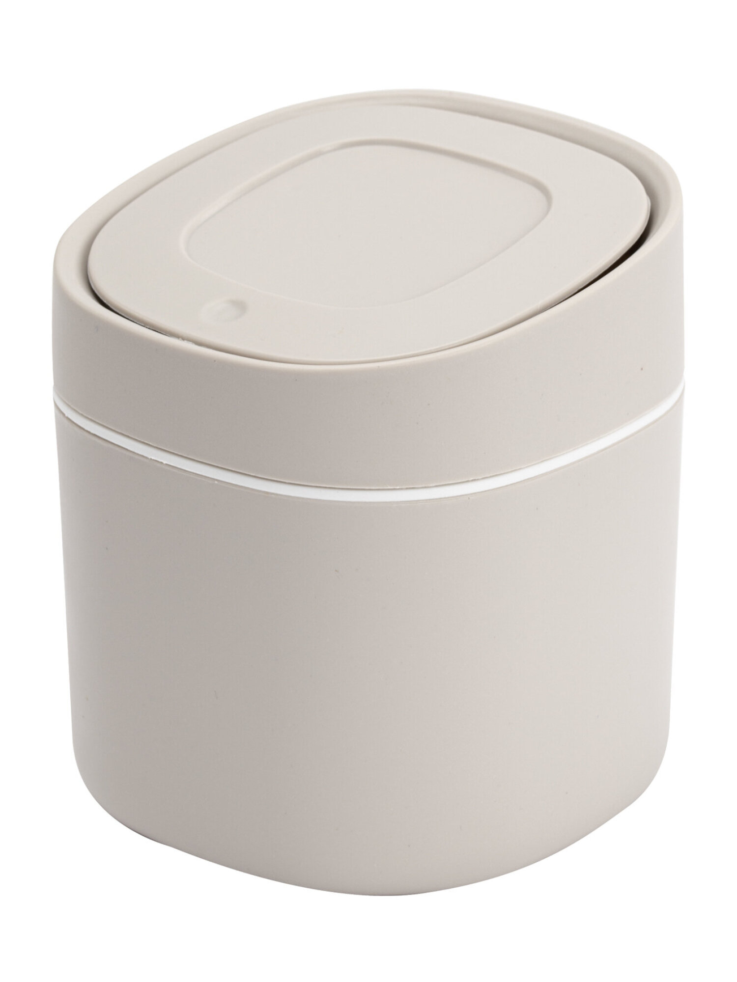 Мусорное ведро настольное BoomHouse с микролифтом 2,8 л белое 155х135мм - фото 2
