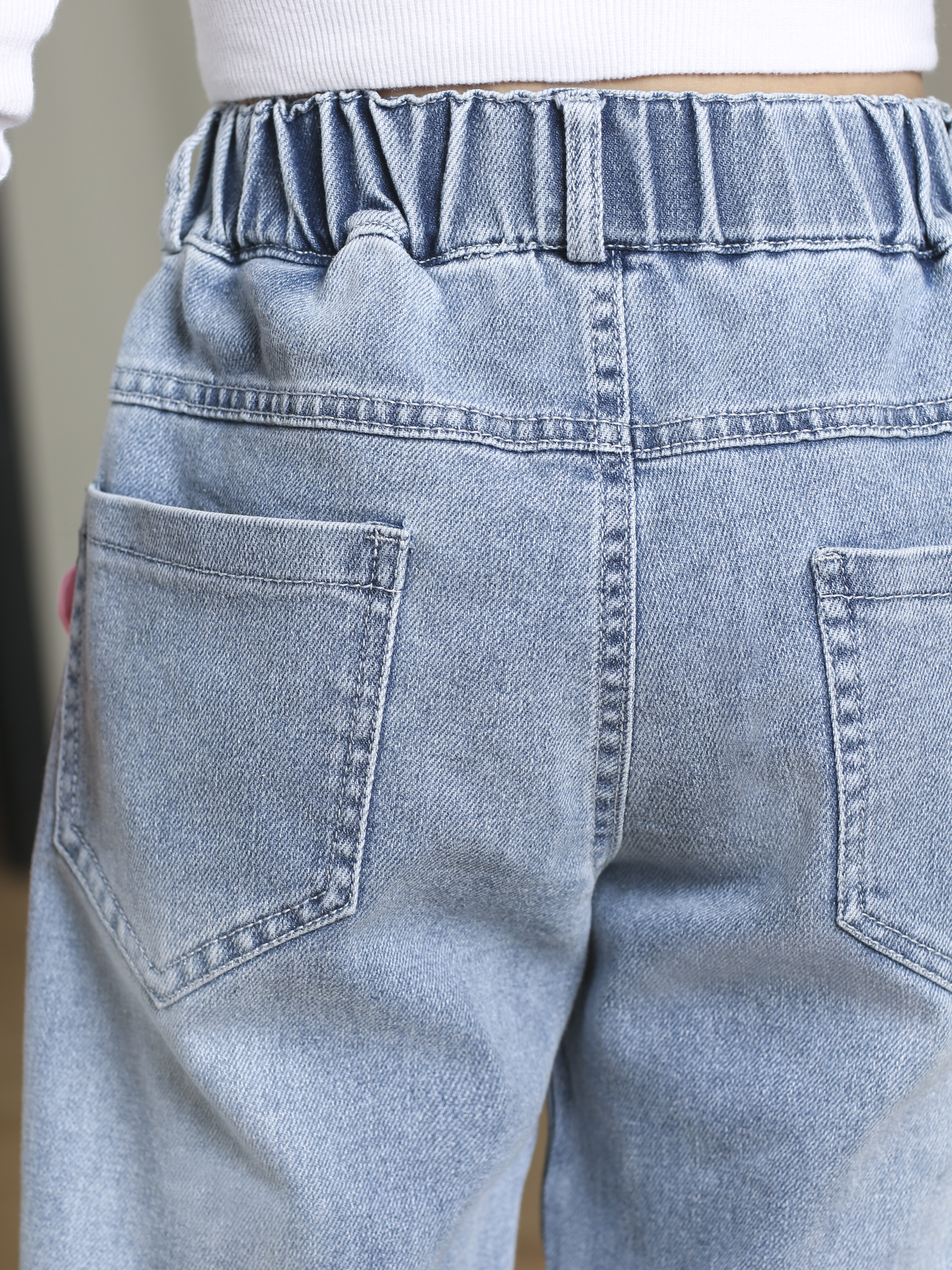 Джинсы-бананы СИНИЙ МИР RB1003A-IL - фото 11