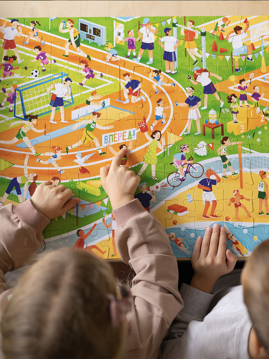 Пазл Харди Гарди Пазл развивающий Летний спорт классический - фото 3