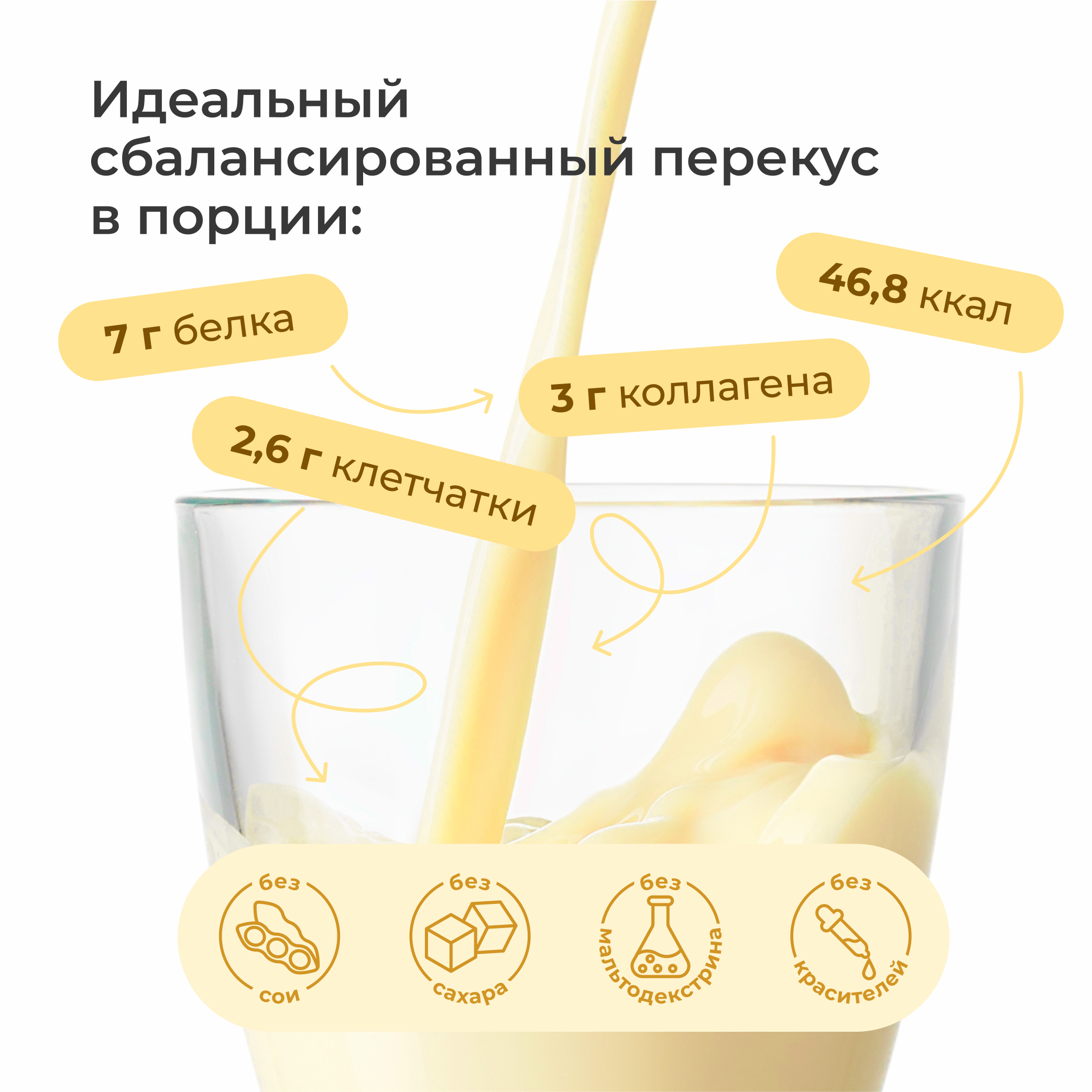 Протеиновый коктейль для похудения LeafToGo белковый коктейль для похудения без сахара, лимонный десерт, 450 г - фото 5