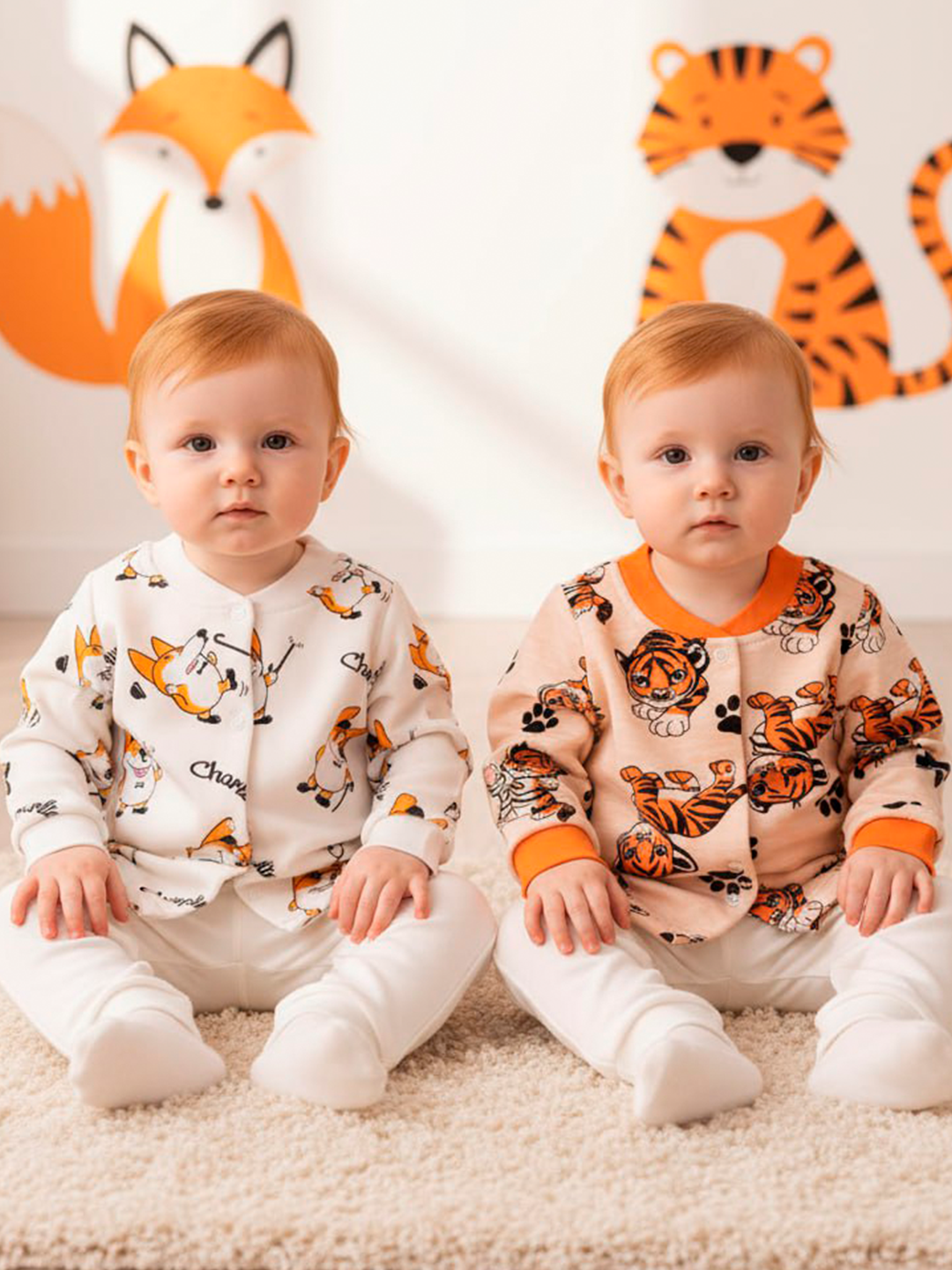 Кофточки 2 шт Совенок Дона АД1-201-50/5-6 - фото 1