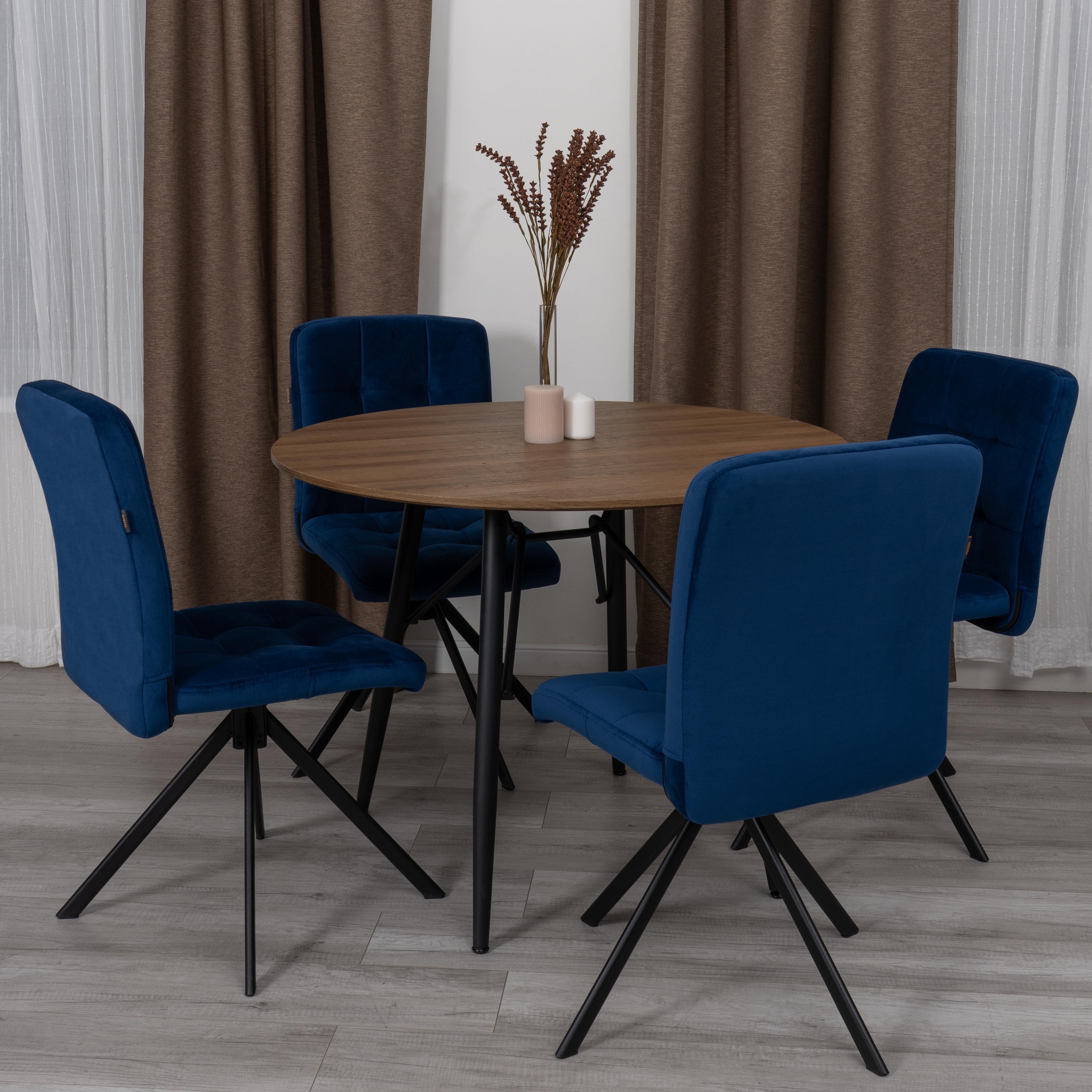 Стул TETCHAIR велюр, синий - фото 9