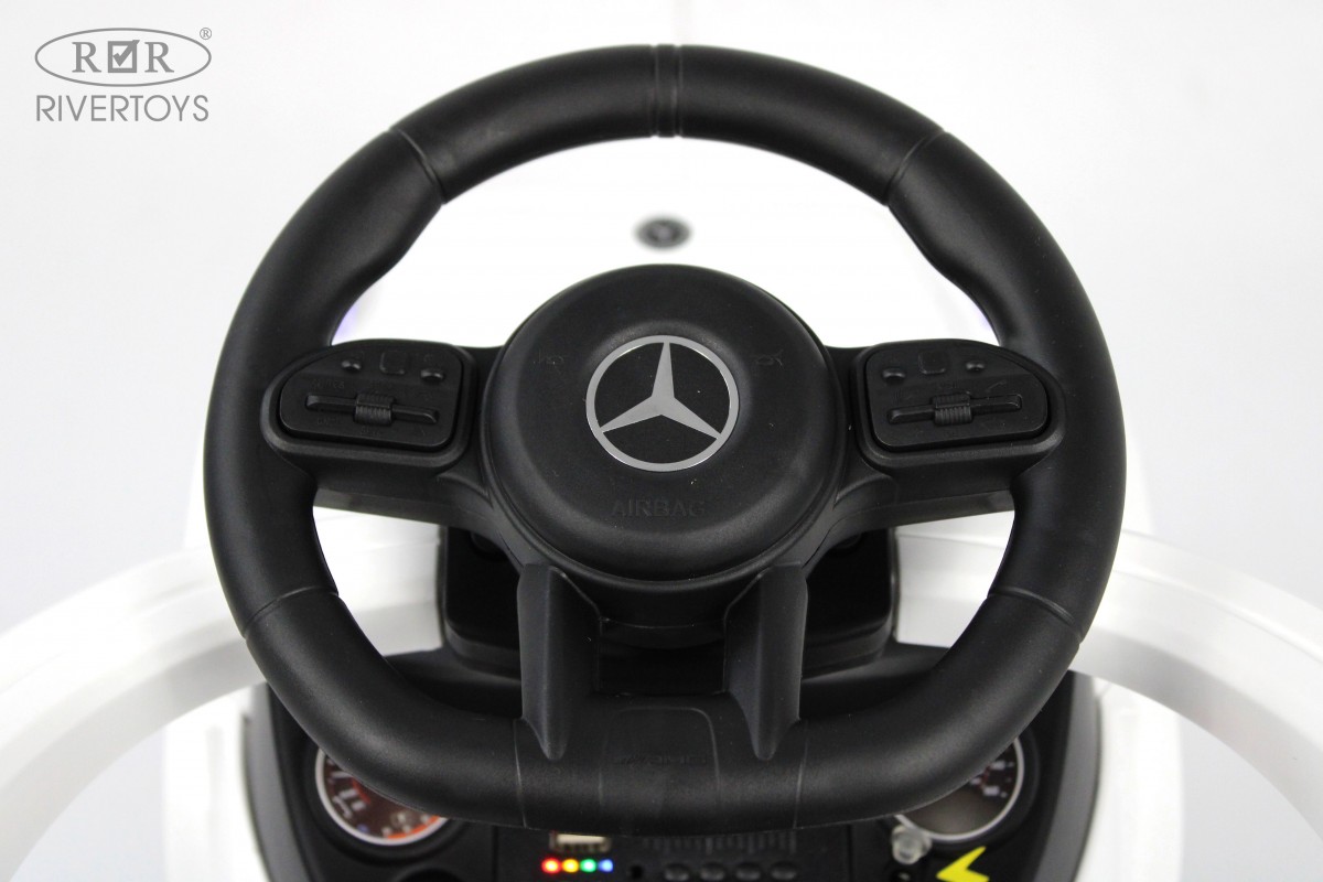 Электромобиль RIVERTOYS Mercedes Z001ZZ-A-WHITE-DIAMOND С пультом ДУ - фото 9