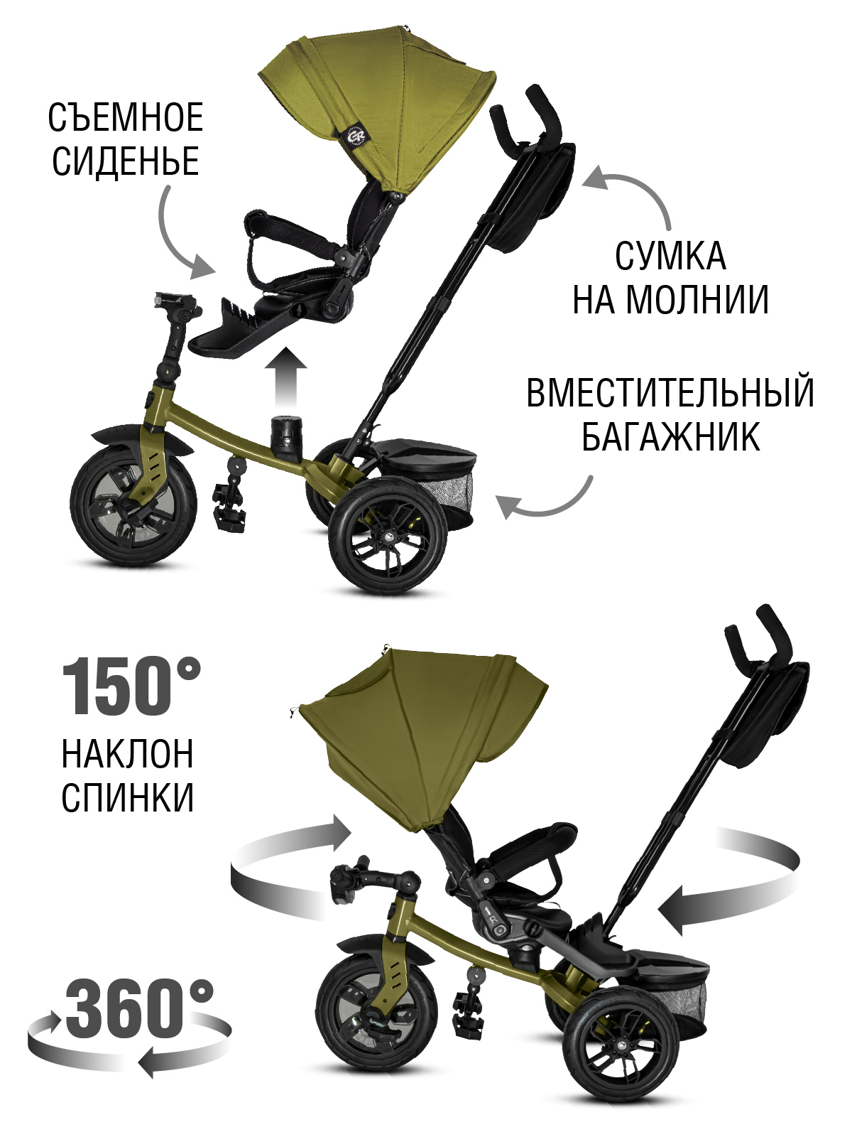 Трехколесный велосипед CITYRIDE - фото 2