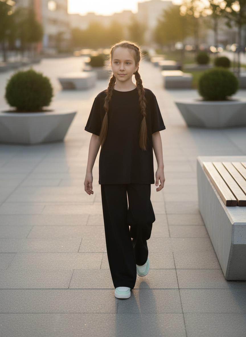 Футболка и брюки ULTRA 7060-Ул черный - фото 20