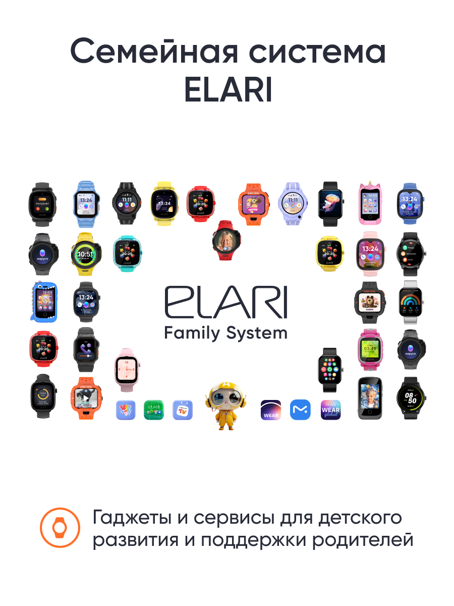 Детские смарт-часы ELARI KidPhone Fresh 4G - фото 15