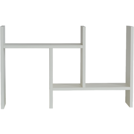 Полка для книг Comfort Avenue Матильда белый 101 45х72.6х15