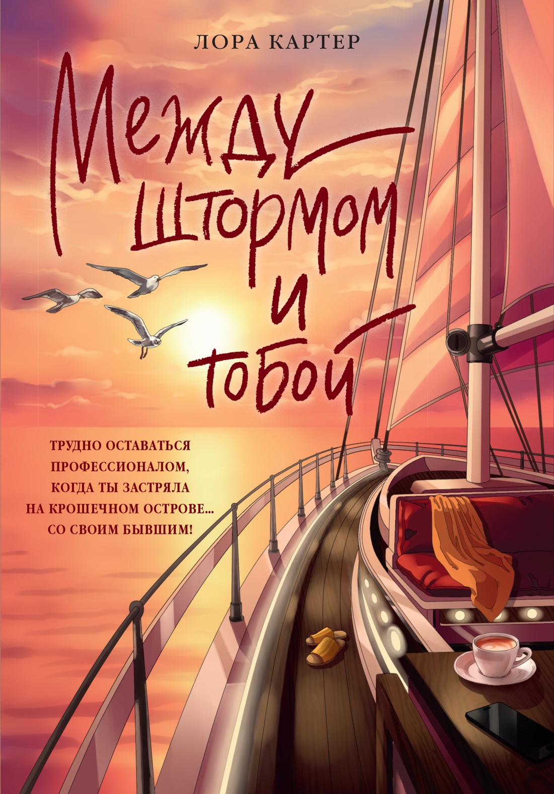 Книга КОЛИБРИ Пляжное чтение. Картер Л. Между штормом и тобой - фото 1