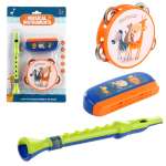 Игрушка музыкальная Veld Co гармошка, флейта, бубен