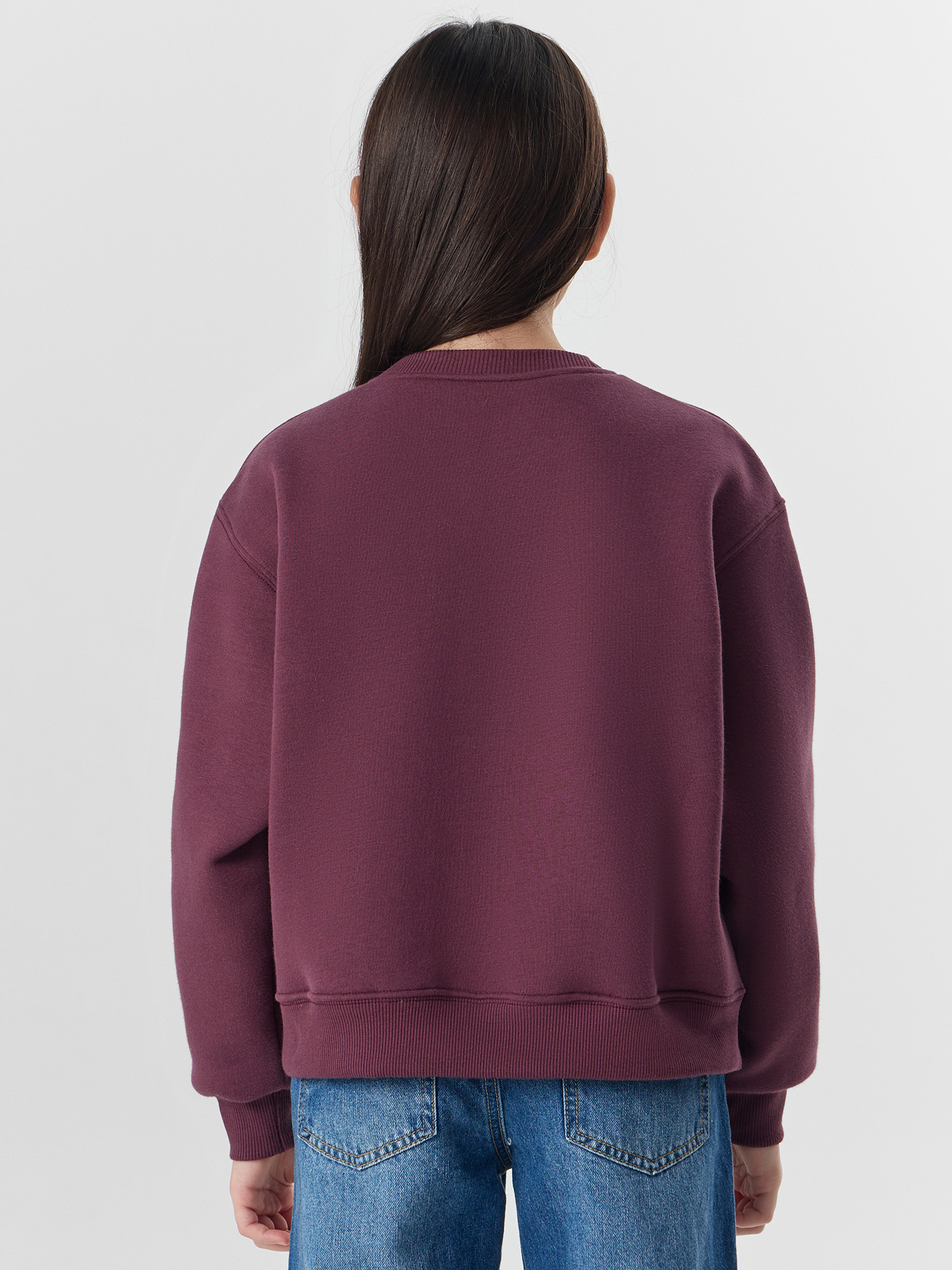 Свитшот Mark Formelle (Марк Формэль) 127982/ежевичный +печать - фото 2