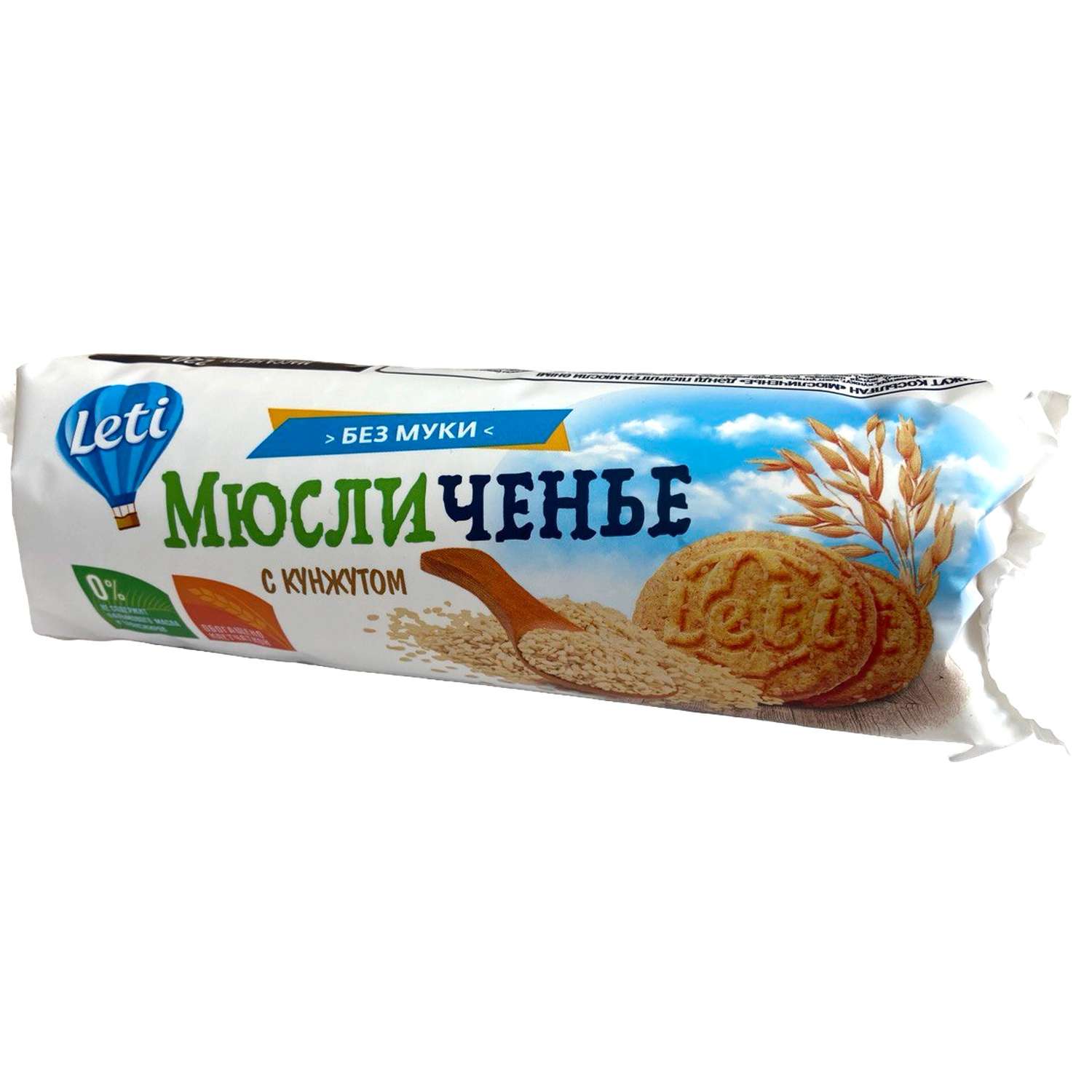 Печеные мюсли LETI Мюсличенье с кунжутом 220г - фото 1