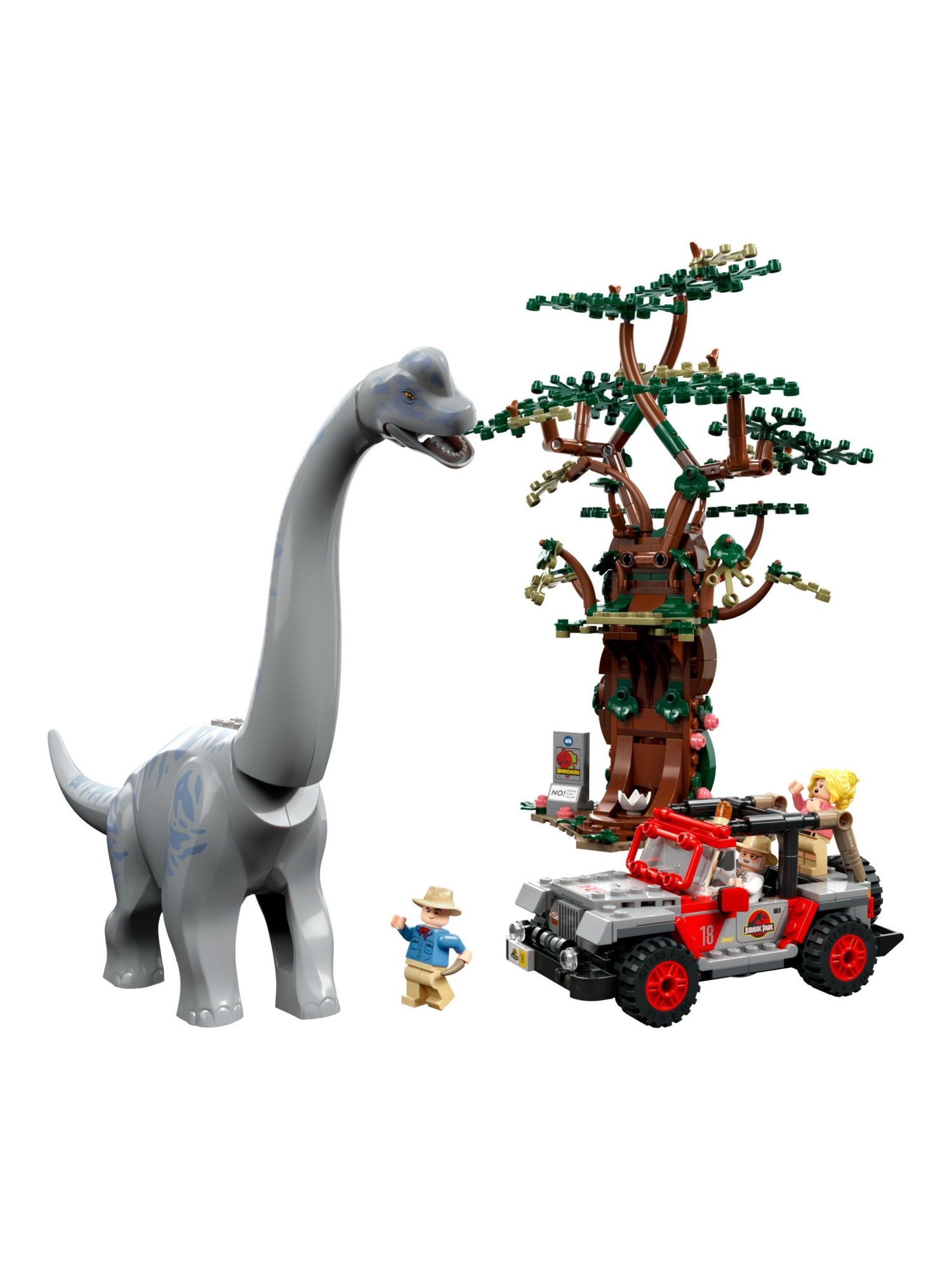 Конструктор LEGO Jurassic World Встреча с Брахиозавром 512 дет. - фото 8