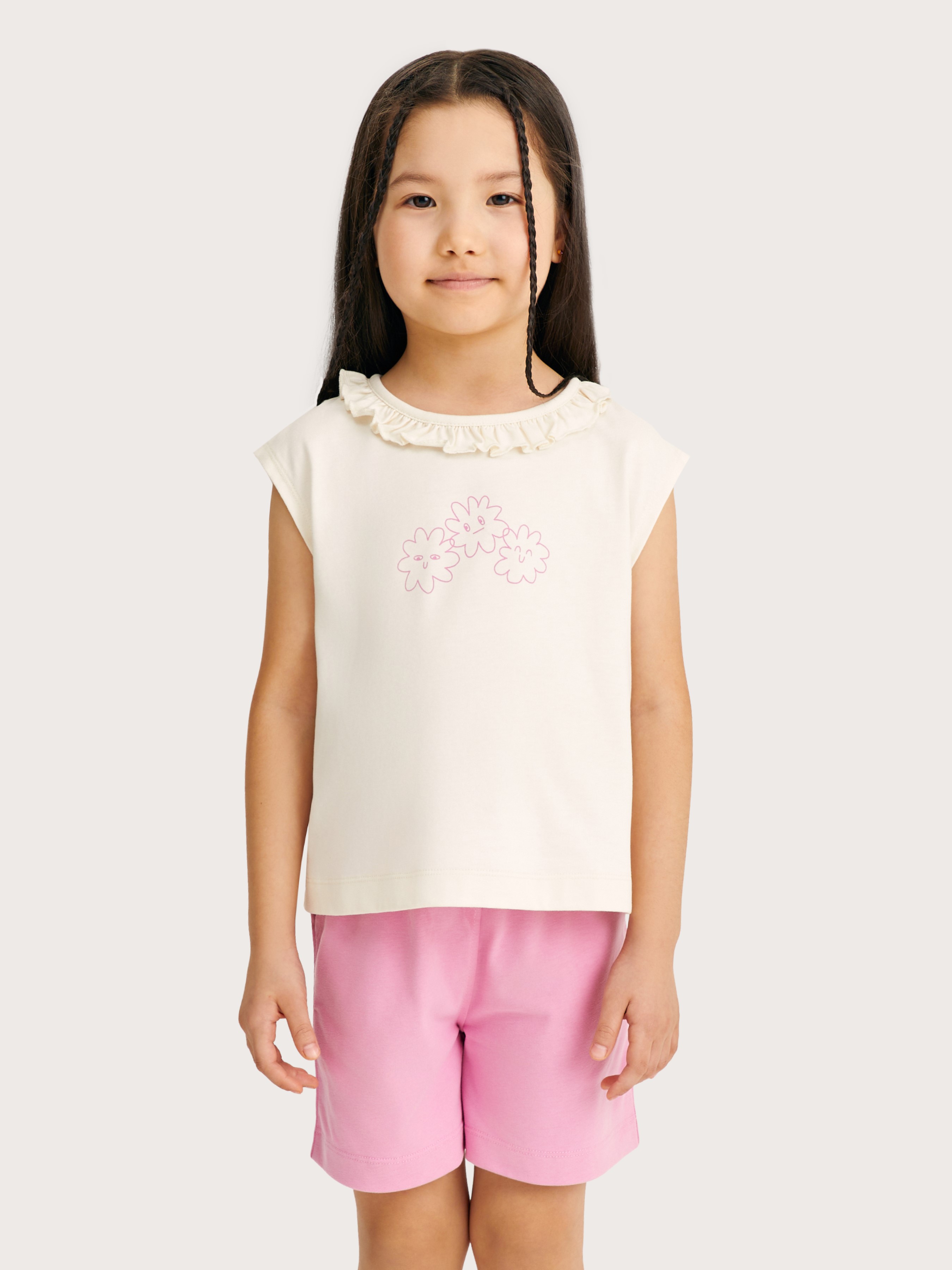 Пижама Junion 904463.TPJM0005-White-pink-2 - фото 1