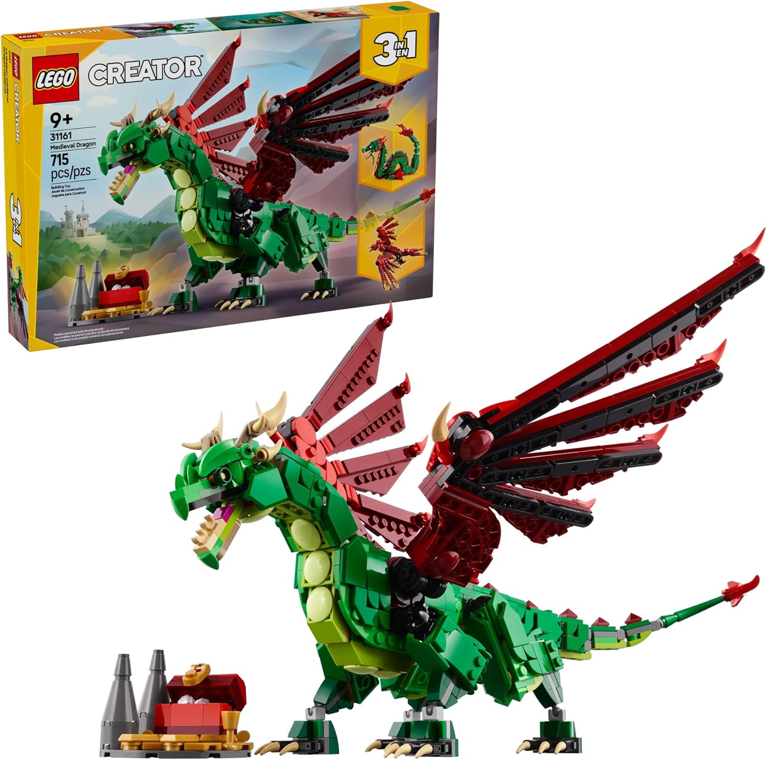Конструктор LEGO Creator Средневековый дракон 715 дет. - фото 1