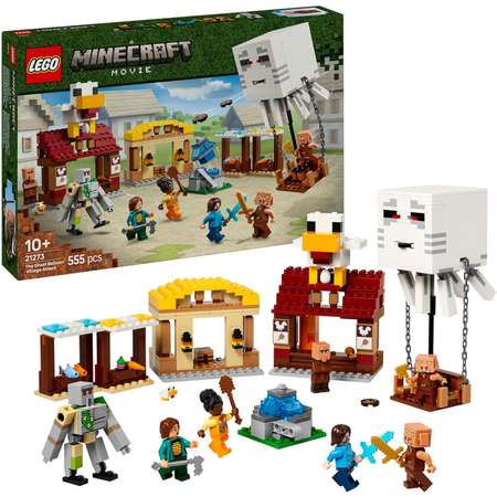Конструктор LEGO Minecraft Нападение на деревню блочный