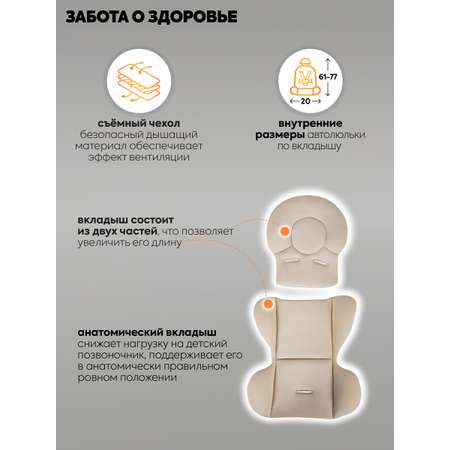 Автокресло Indigo Indigo Solo до 13 кг, черный 0 (0 -13 кг) черный