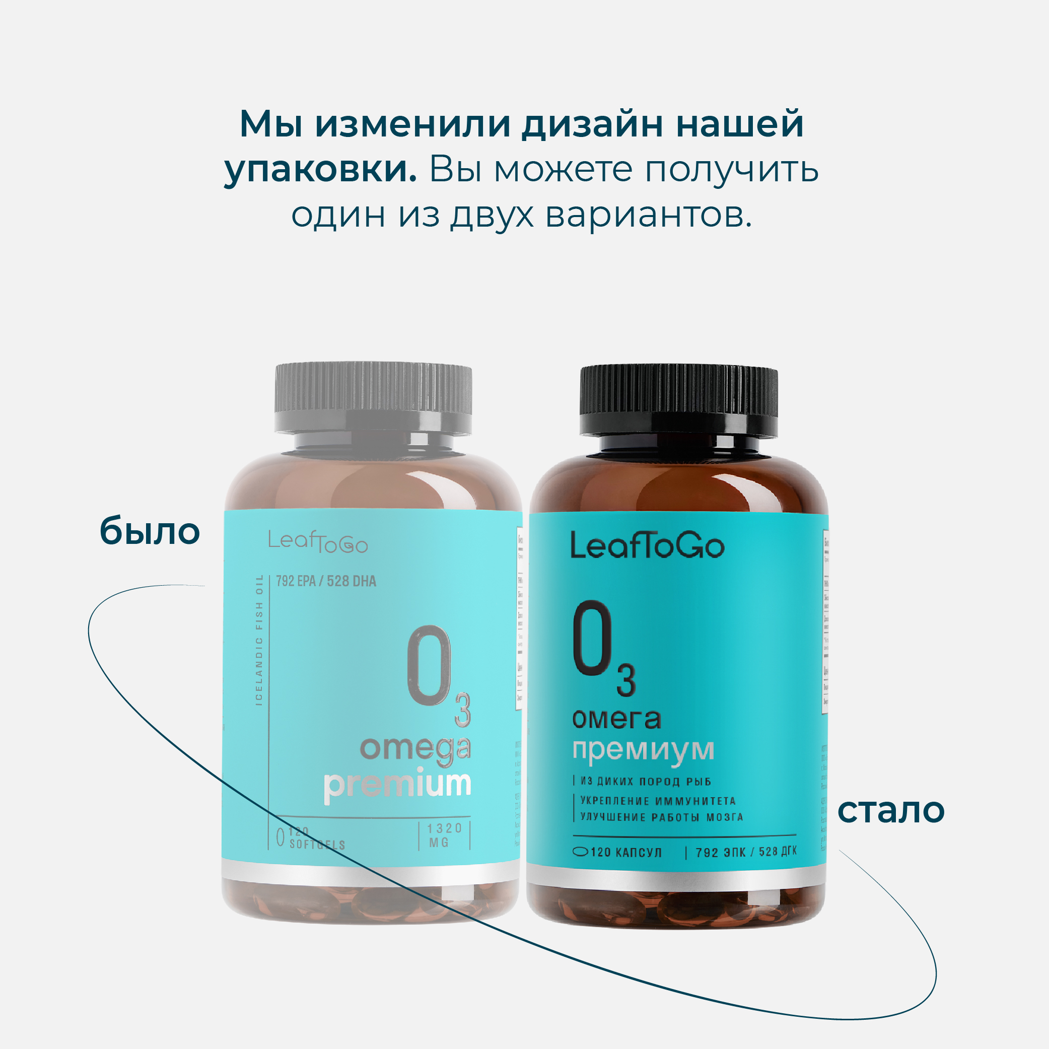 Омега-3 высокой концентрации LeafToGo 1320 мг, 120 капсул - фото 6