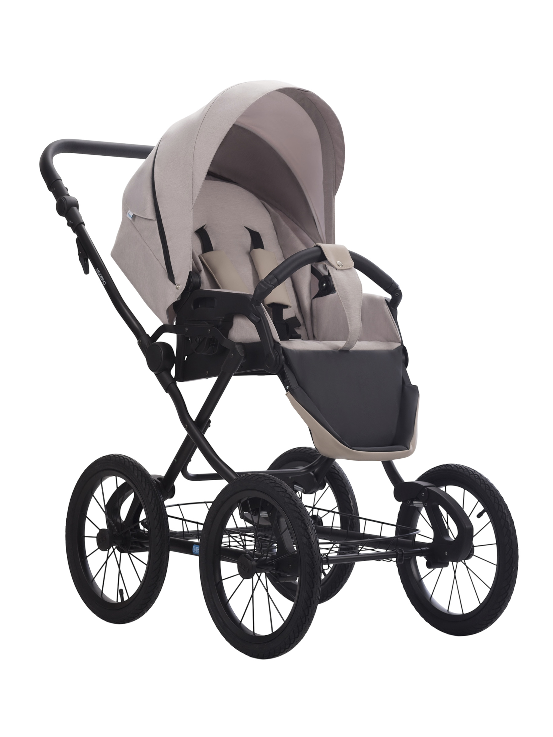 Коляска 2в1 Aroteam Moreno SL New 09 беж-св. беж. - фото 3