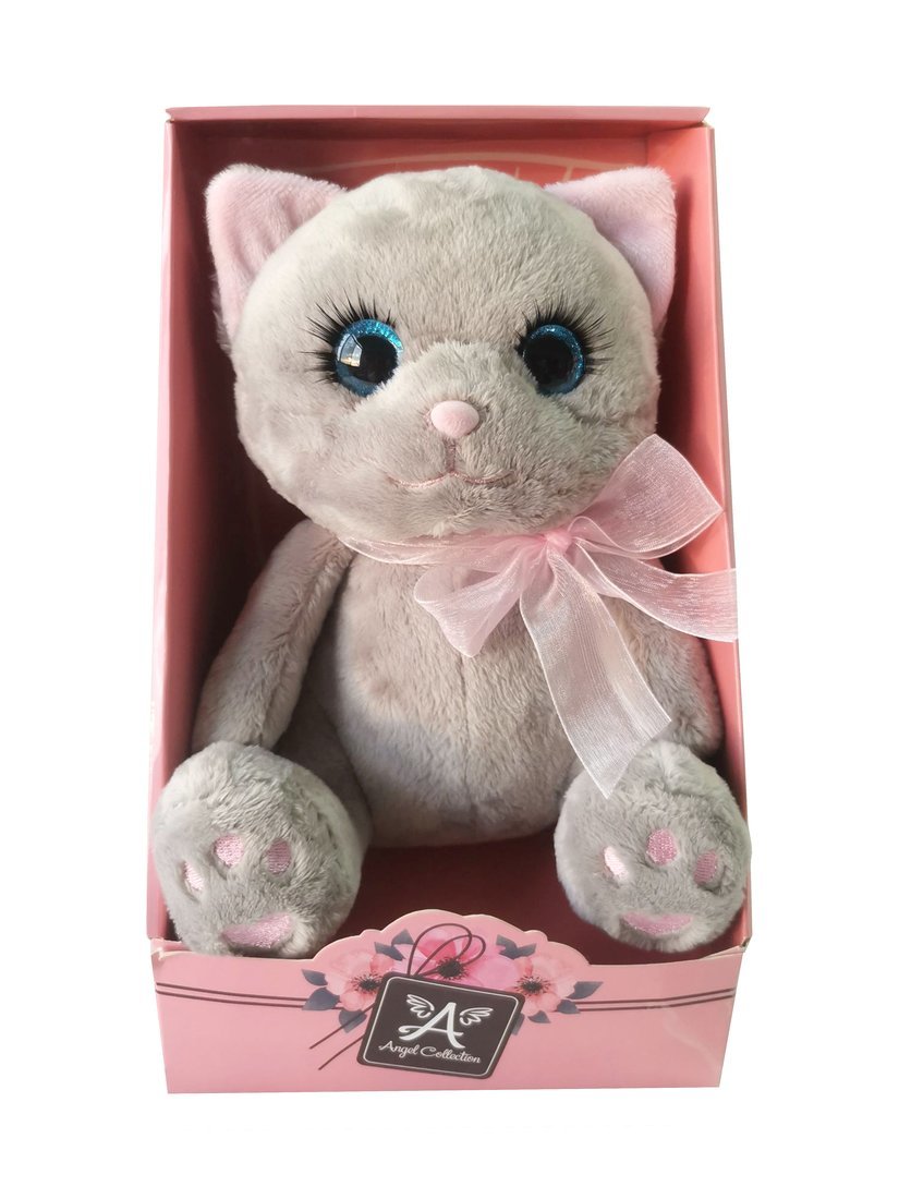 Мягкая игрушка Angel Collection котик Глазастик 20 см - фото 8