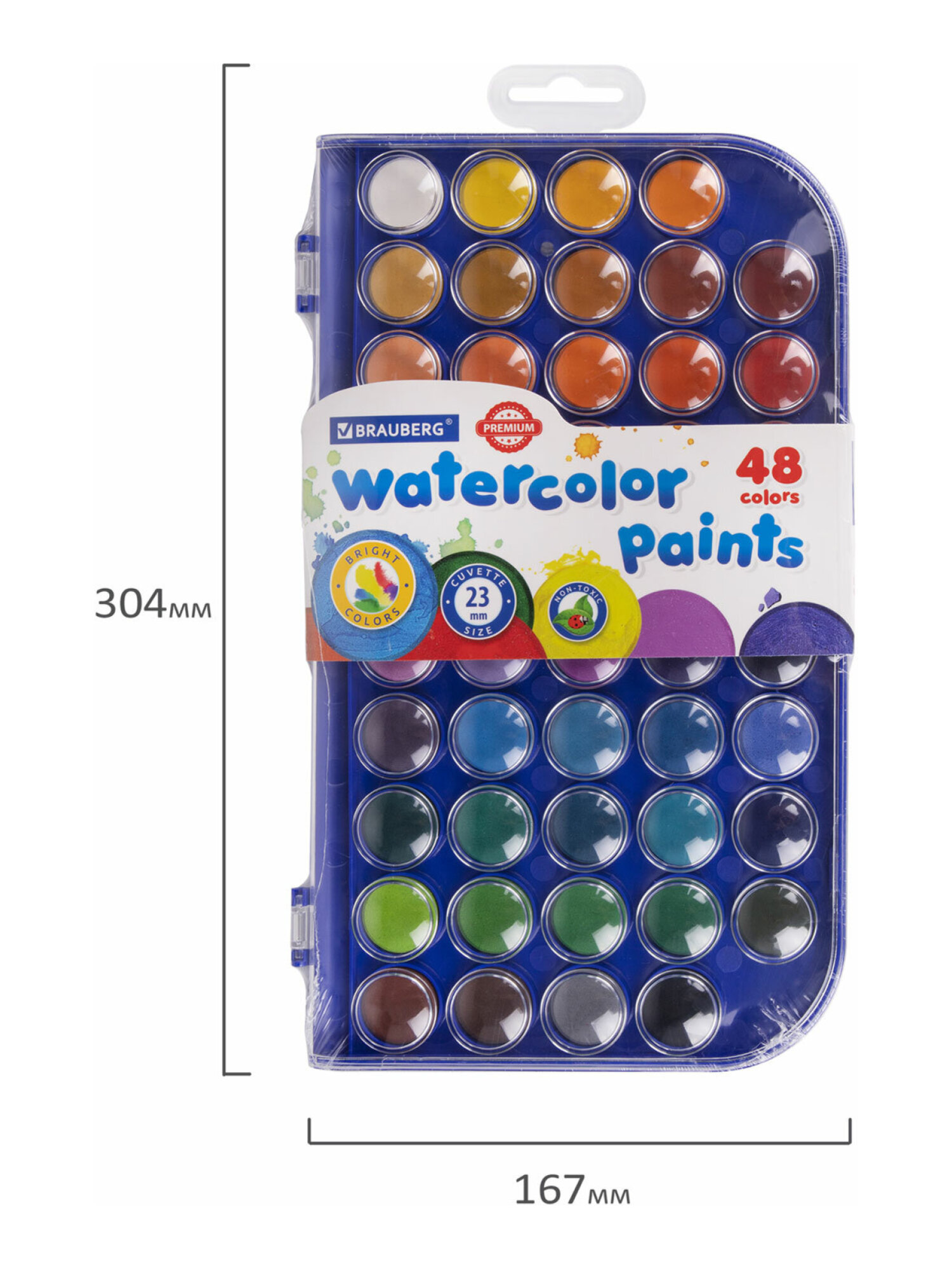 Краски акварель Brauberg 48 цв. - фото 9