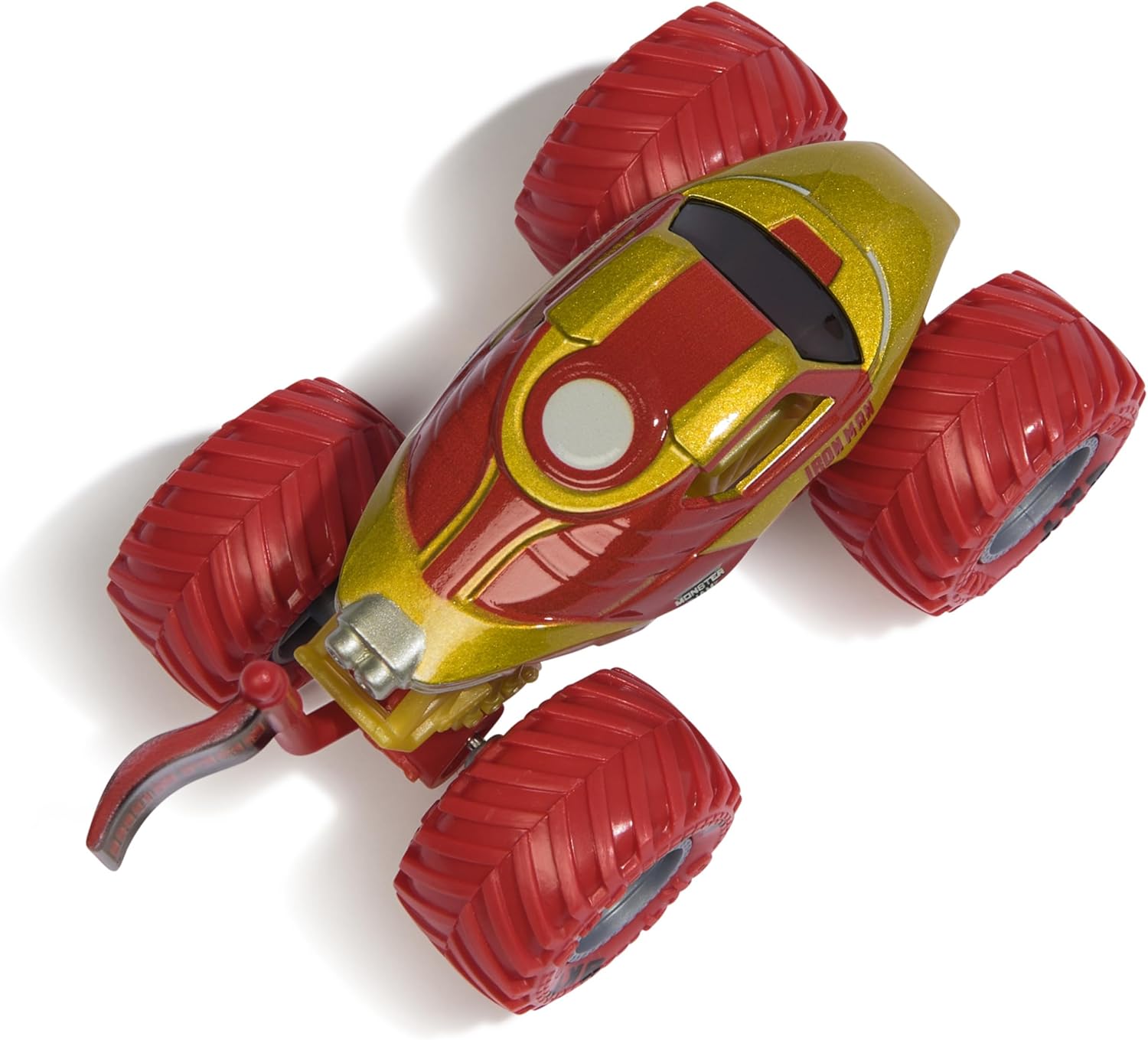 Монстр-трак Monster Jam Marvel Iron Man 1:64 6069960 - фото 3