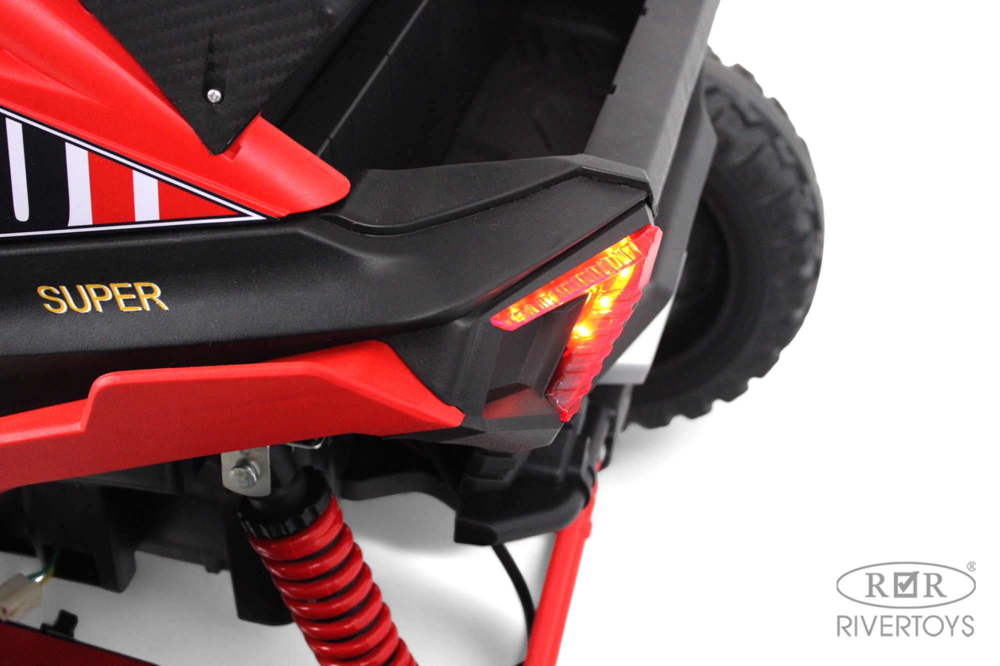 Электромобиль RIVERTOYS Z707ZZ-RED С пультом ДУ - фото 10