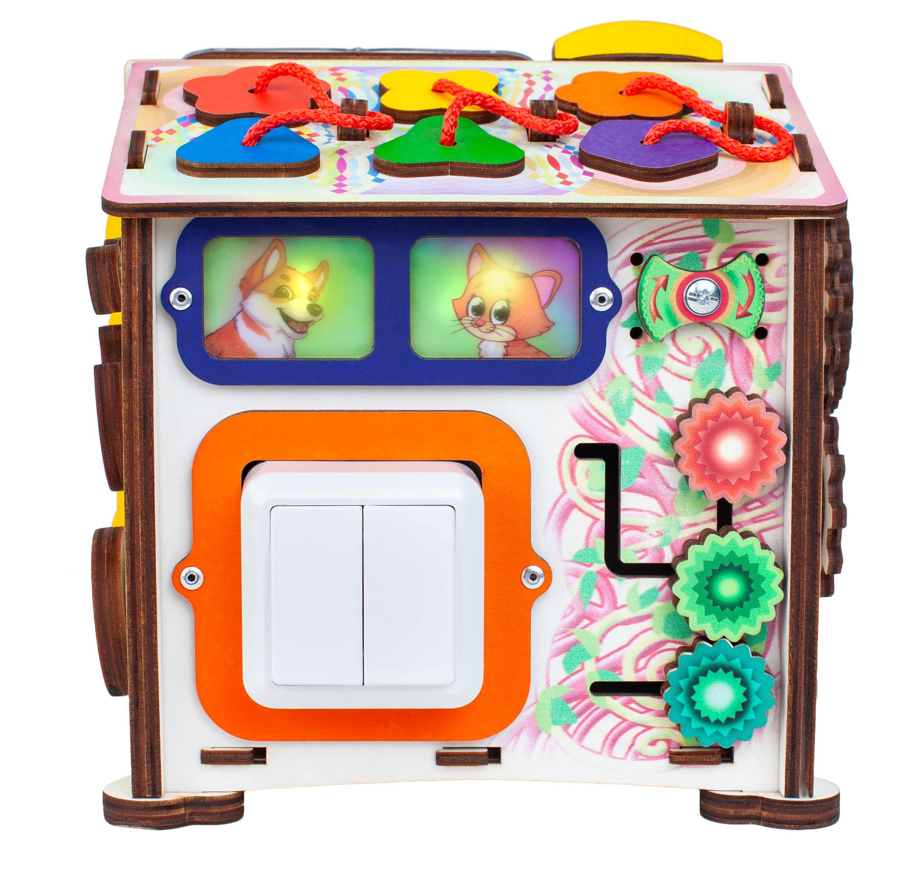 Игрушка Jolly Kids бизиборд Домик - фото 3