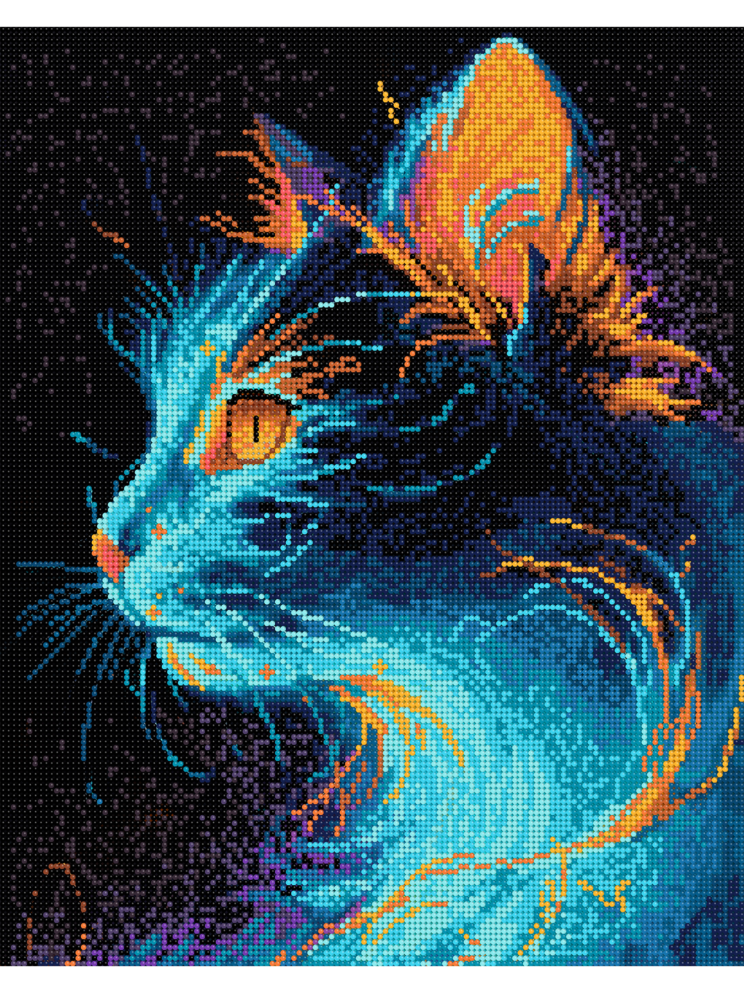 Алмазная мозаика Art on Canvas Магический кот в ассортименте - фото 2
