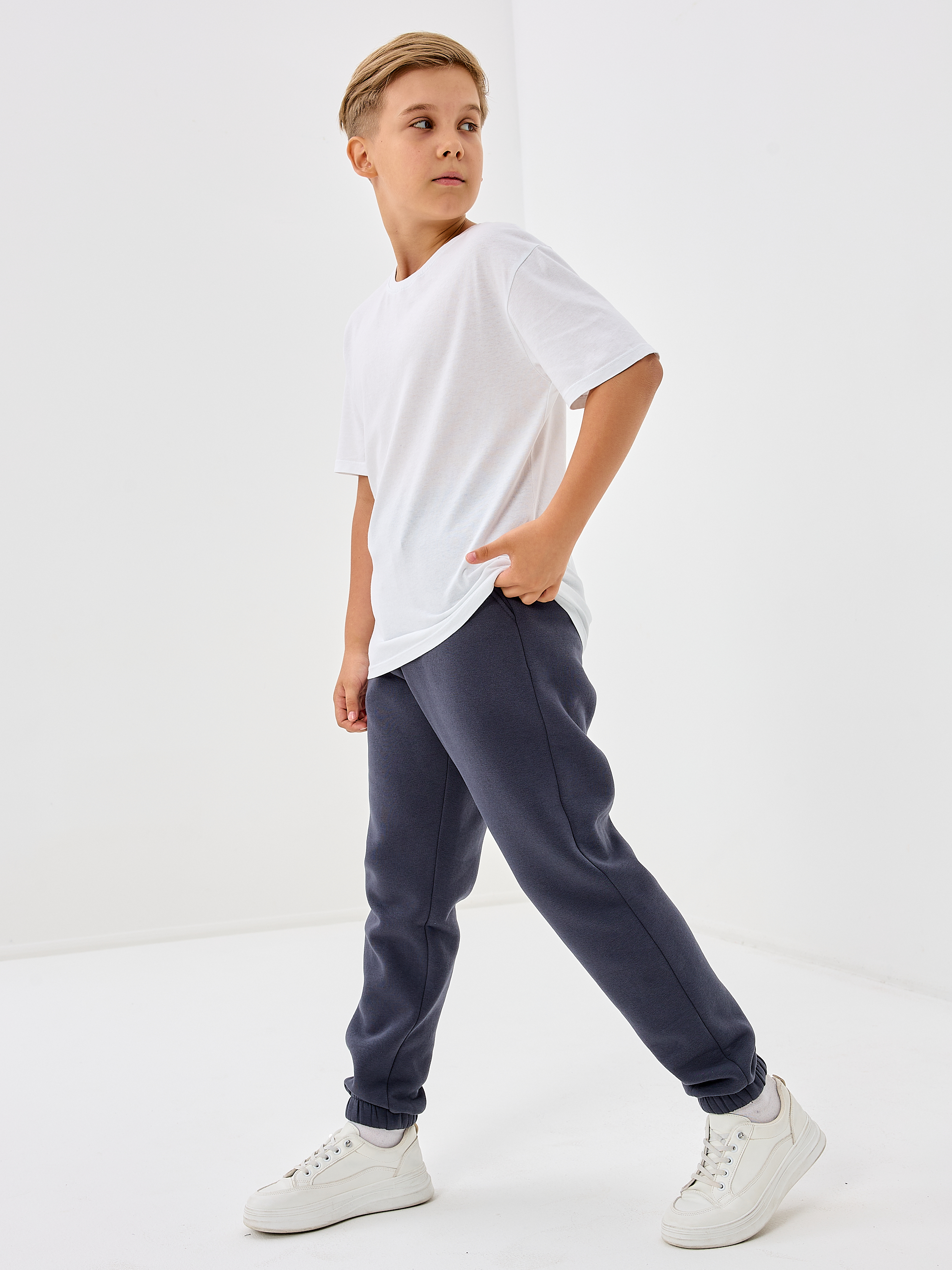 Брюки LELO kids LELO-487 temno-seriy - фото 1