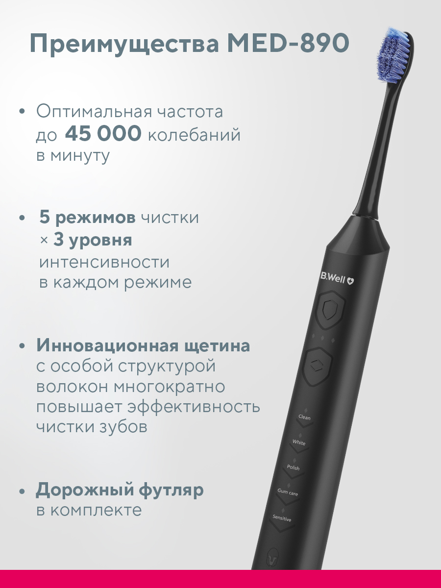 Зубная щетка электрическая B.Well - фото 9