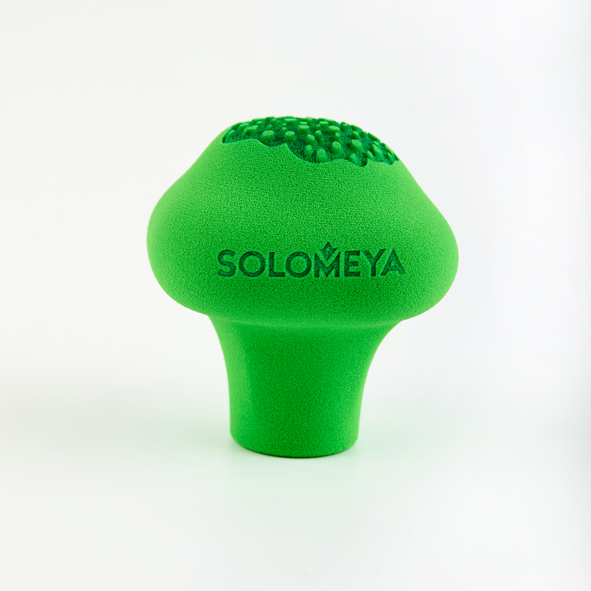 Спонж Брокколи SOLOMEYA для создания веснушек, Зеленый, 1 шт. - фото 4