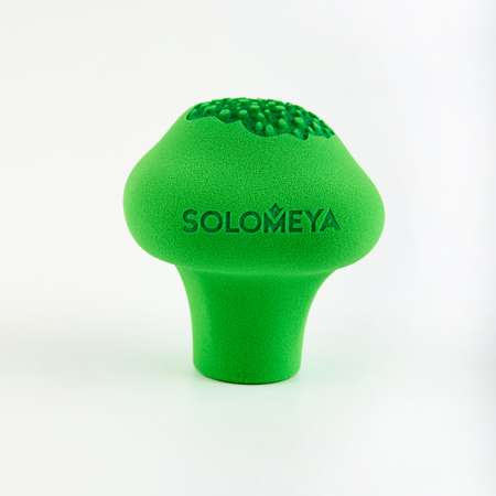 Спонж Брокколи SOLOMEYA для создания веснушек, Зеленый, 1 шт.