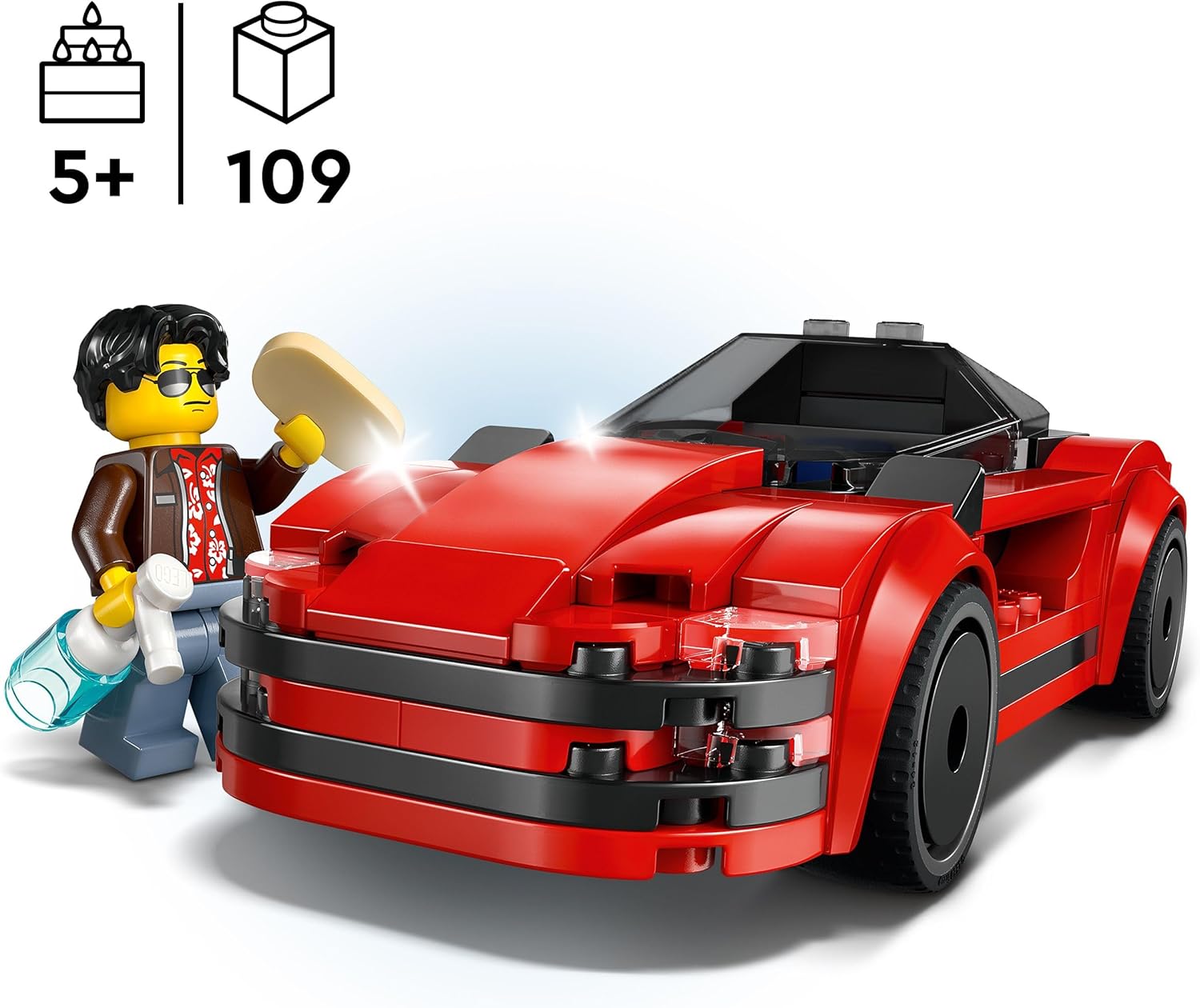 Конструктор LEGO City Спортивный автомобиль 109 дет. - фото 3