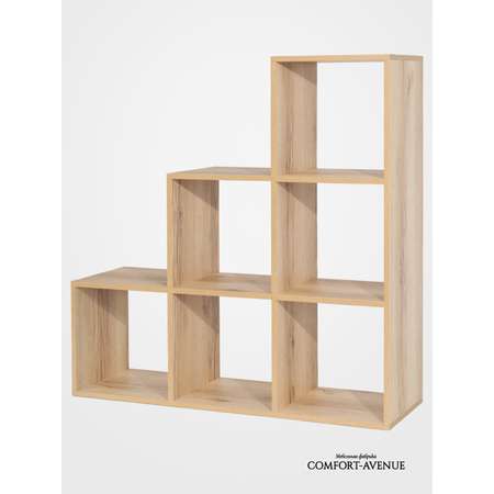 Стеллаж в комнату Comfort Avenue Леонардо Дуб делано 4079 174х73х25