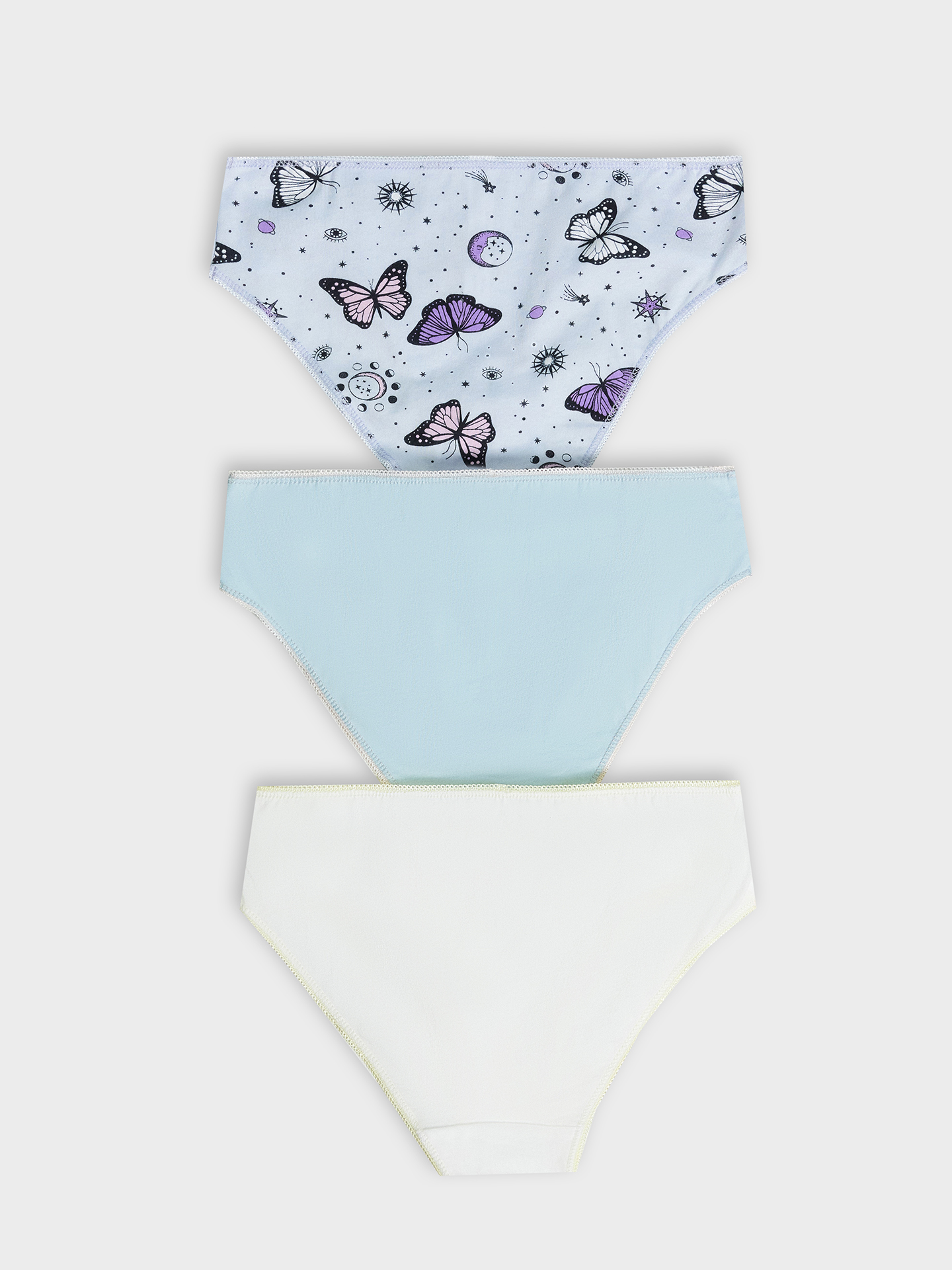 Трусы 3 шт Mark Formelle (Марк Формэль) 417740-3/зимнее небо +печать - фото 2