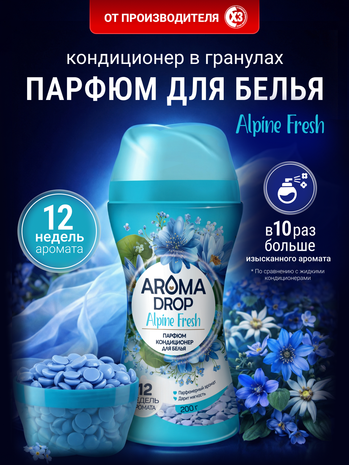 Кондиционер AROMA DROP 0.2 кг 1 шт. 1 упак. - фото 3