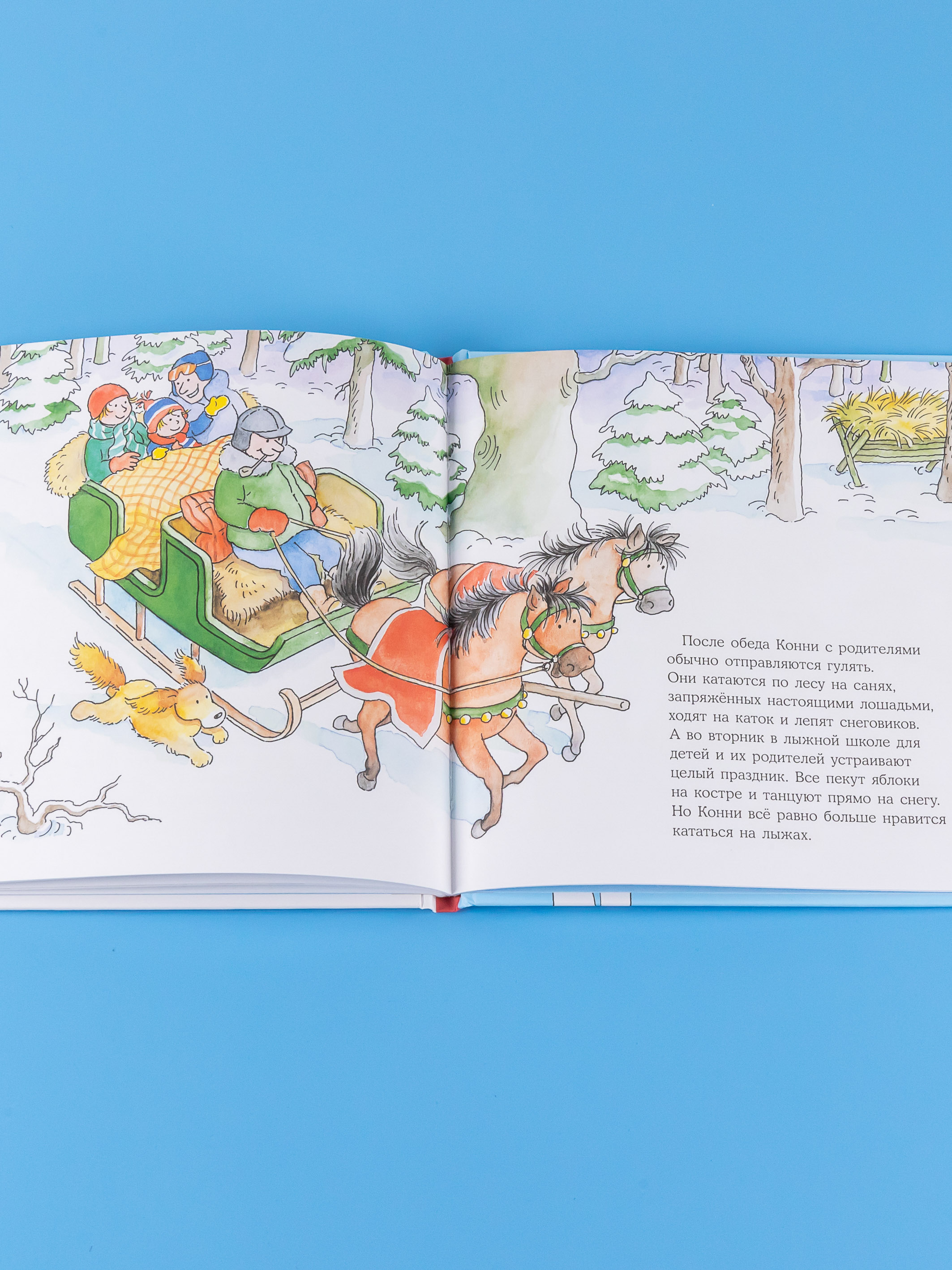 Книга Альпина. Дети Конни катается на лыжах - фото 11