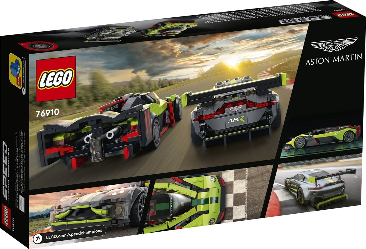 Изображение товара Конструктор LEGO Speed Champions Valkyrie AMR Pro и GT3 76910 с минифигурками