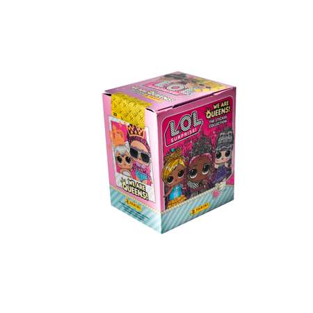 Бокс с наклейками Panini LOL WE RE ALL QUEENS Мы все королевы 50 пакетиков в наборе