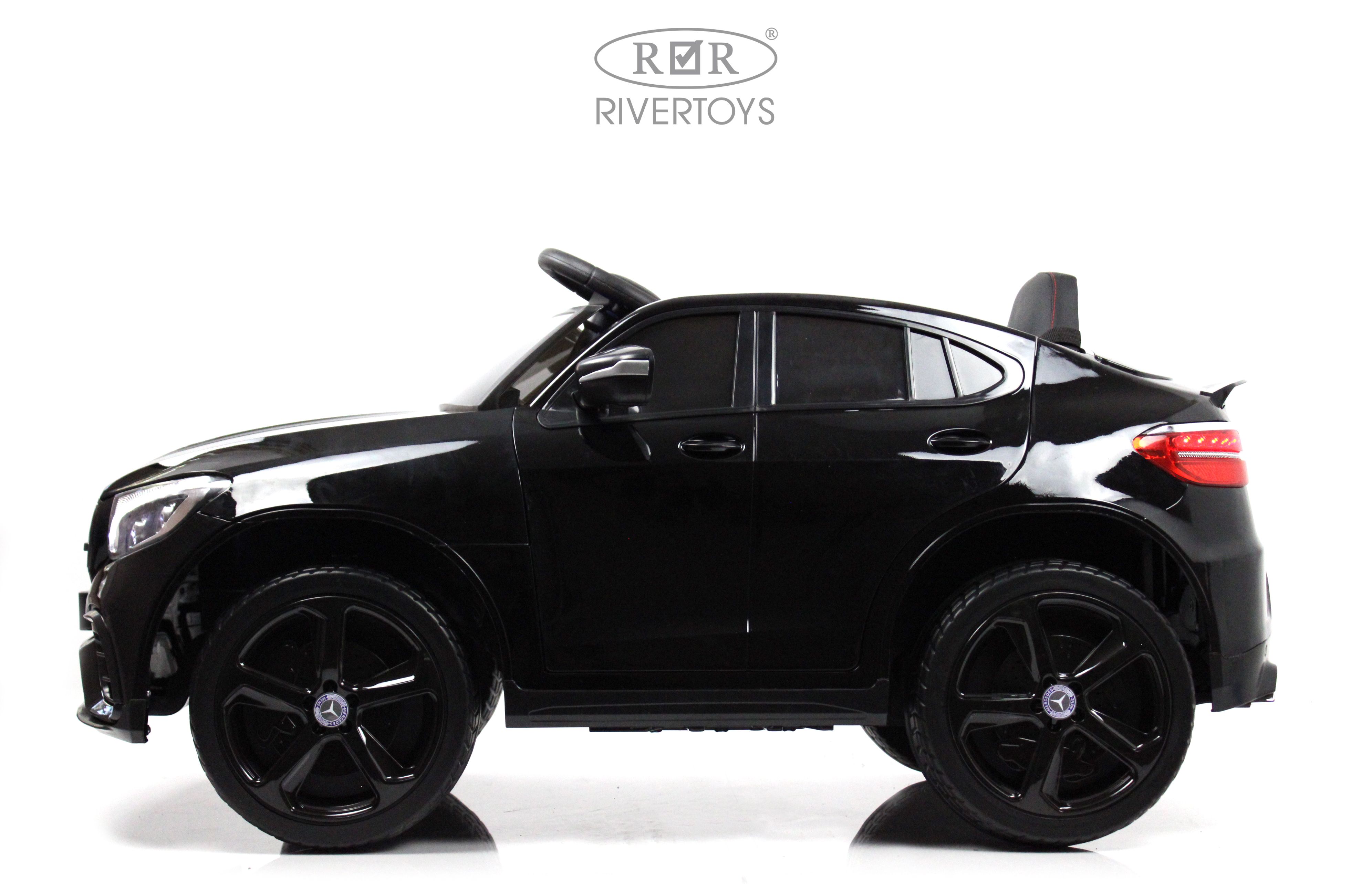 Электромобиль RIVERTOYS Mercedes X001XX-BLACK-GLANEC С пультом ДУ - фото 12