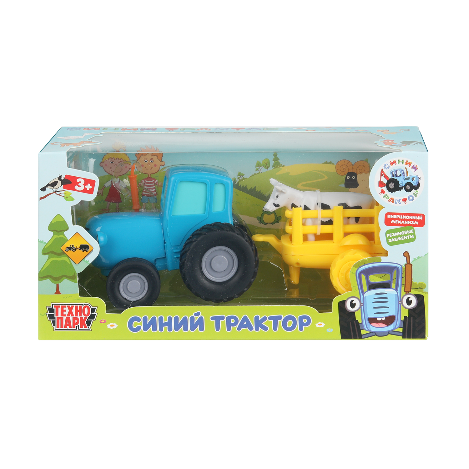 Игрушка Технопарк подвеска Синий трактор - фото 2