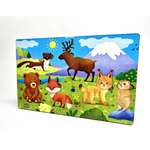 Пазл Создавая себя Зверятки Камчатки деревянный