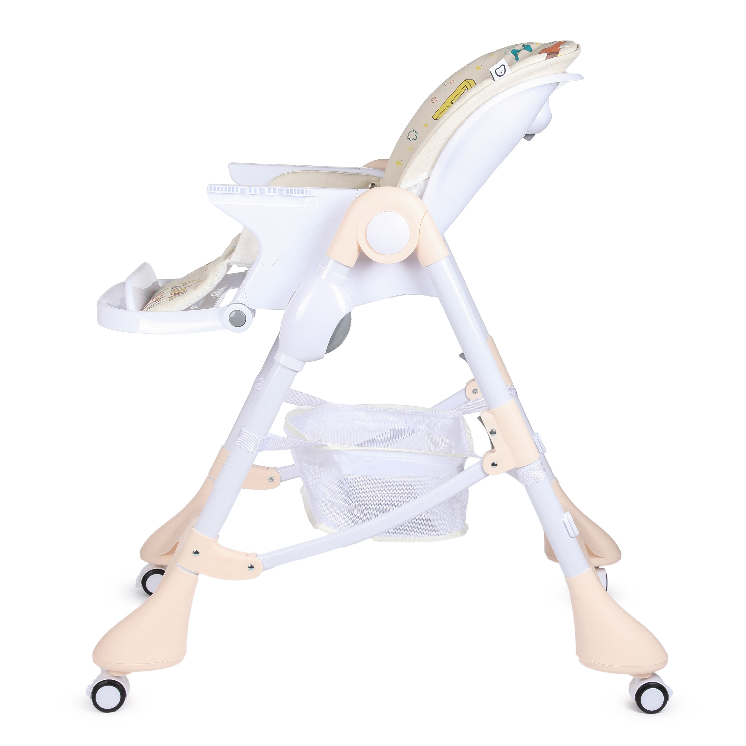 Стульчик для кормления Babyton Happy Animals Beige бежевый - фото 4