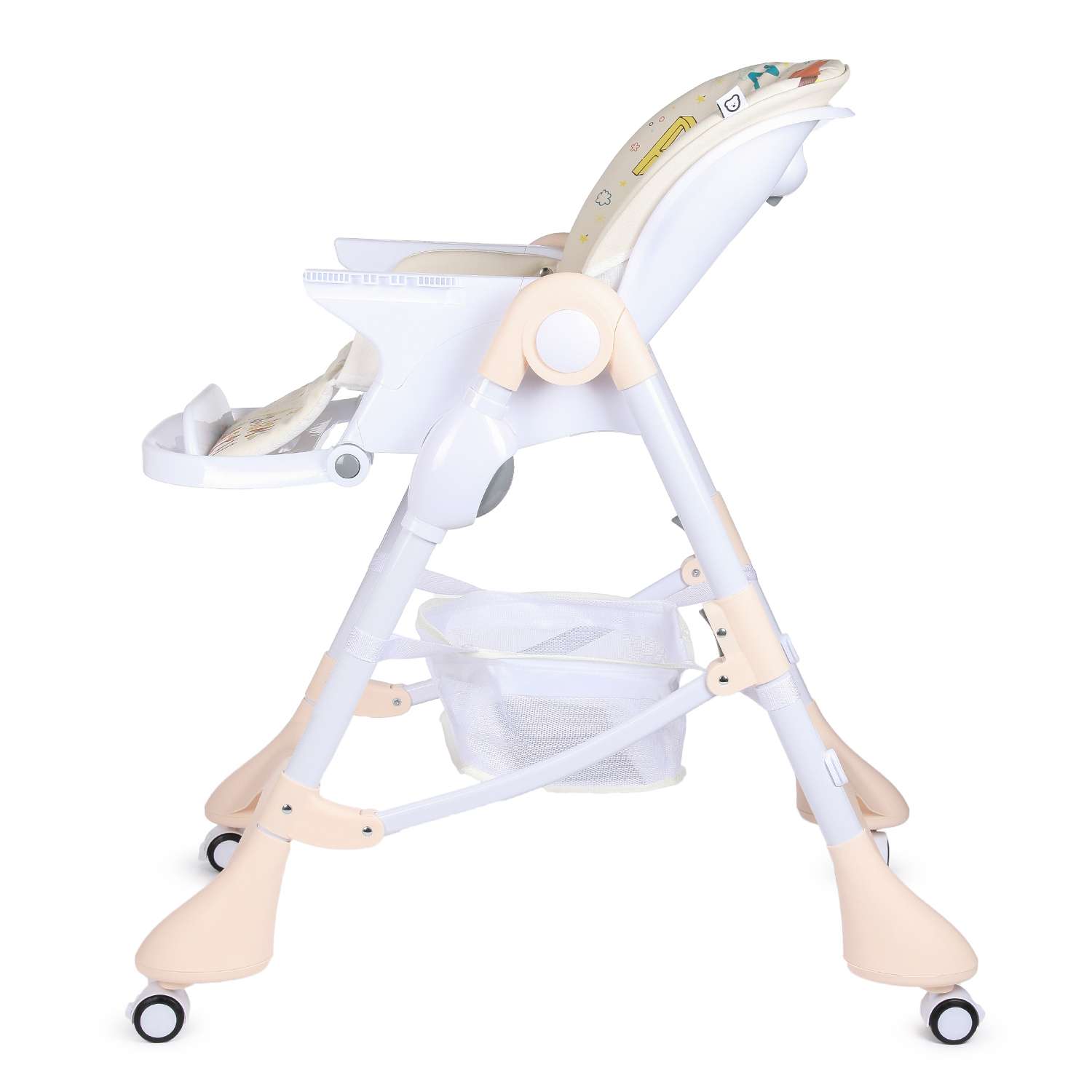 Стульчик для кормления Babyton Happy Animals Beige классический - фото 4