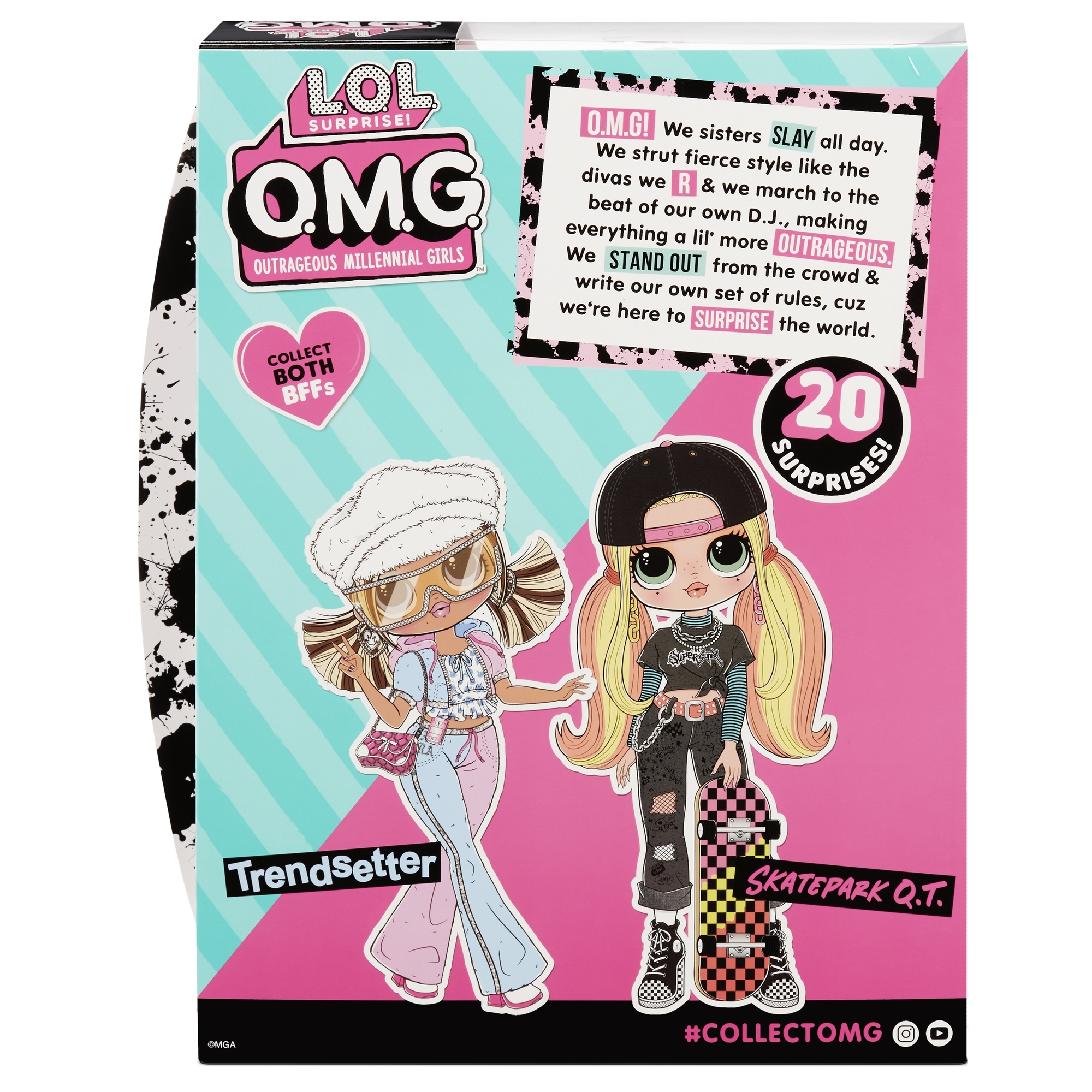 Кукла модельная L.O.L. Surprise! OMG Skatepark Q.T. 580423EUC - фото 7