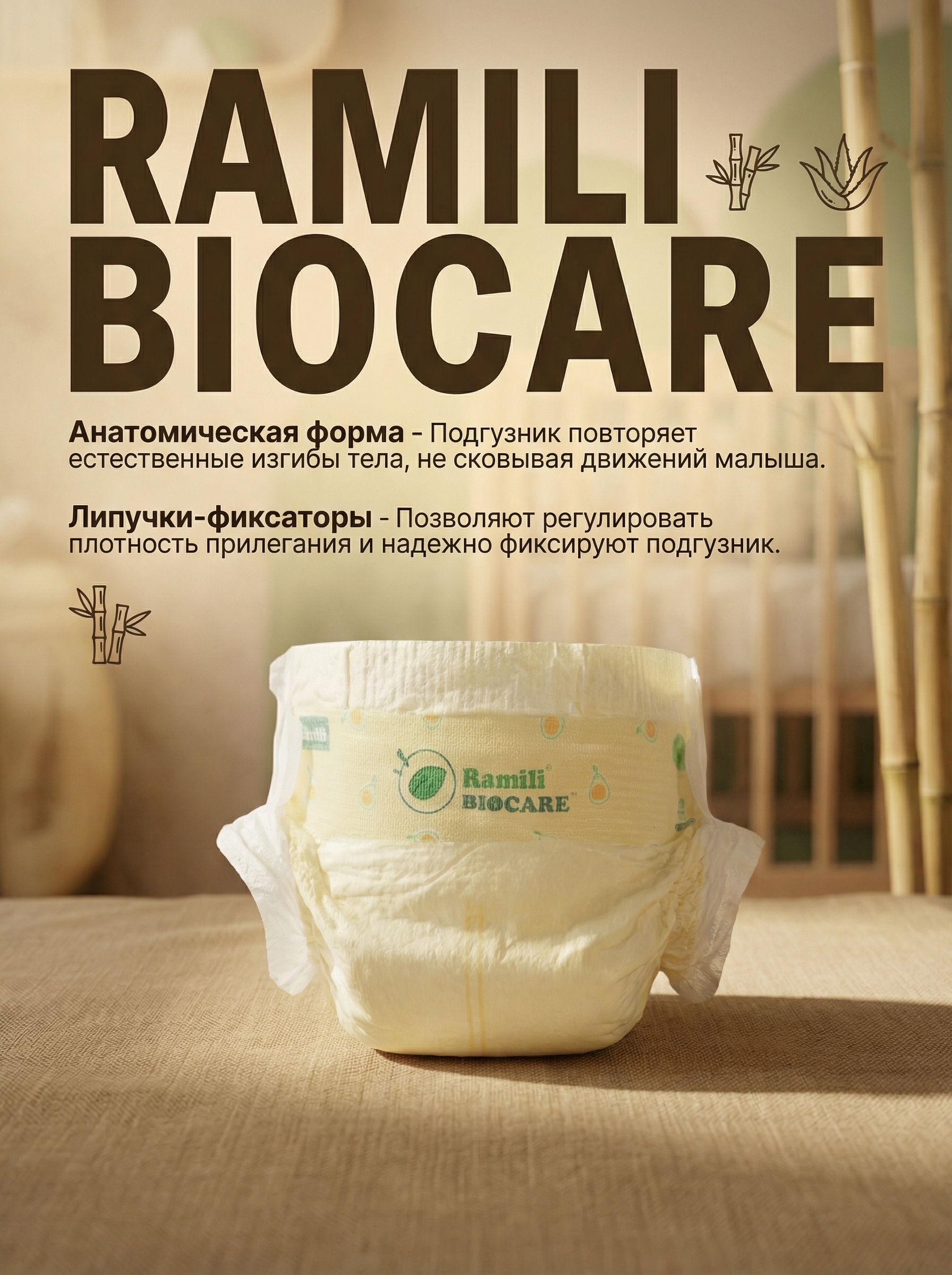 Подгузники Ramili Premium для новорожденных 0 (0-5) 60 шт. - фото 6