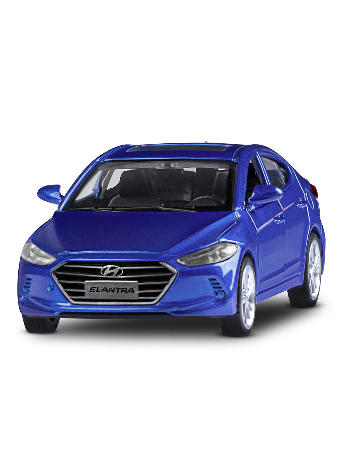 Автомобиль АВТОпанорама Hyundai Elantra 1:40 синий JB1251439 - фото 10