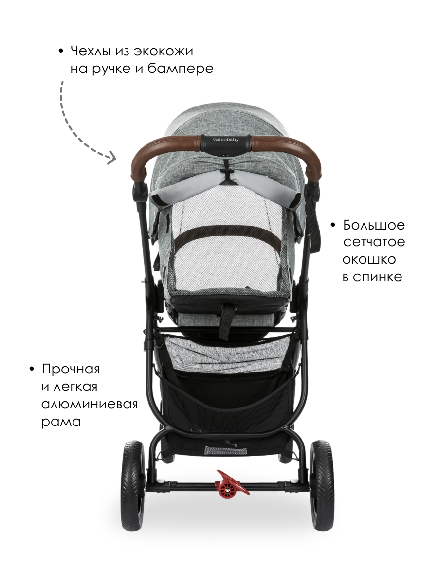 Коляска прогулочная Valco baby Snap 4 Ultra серый - фото 7