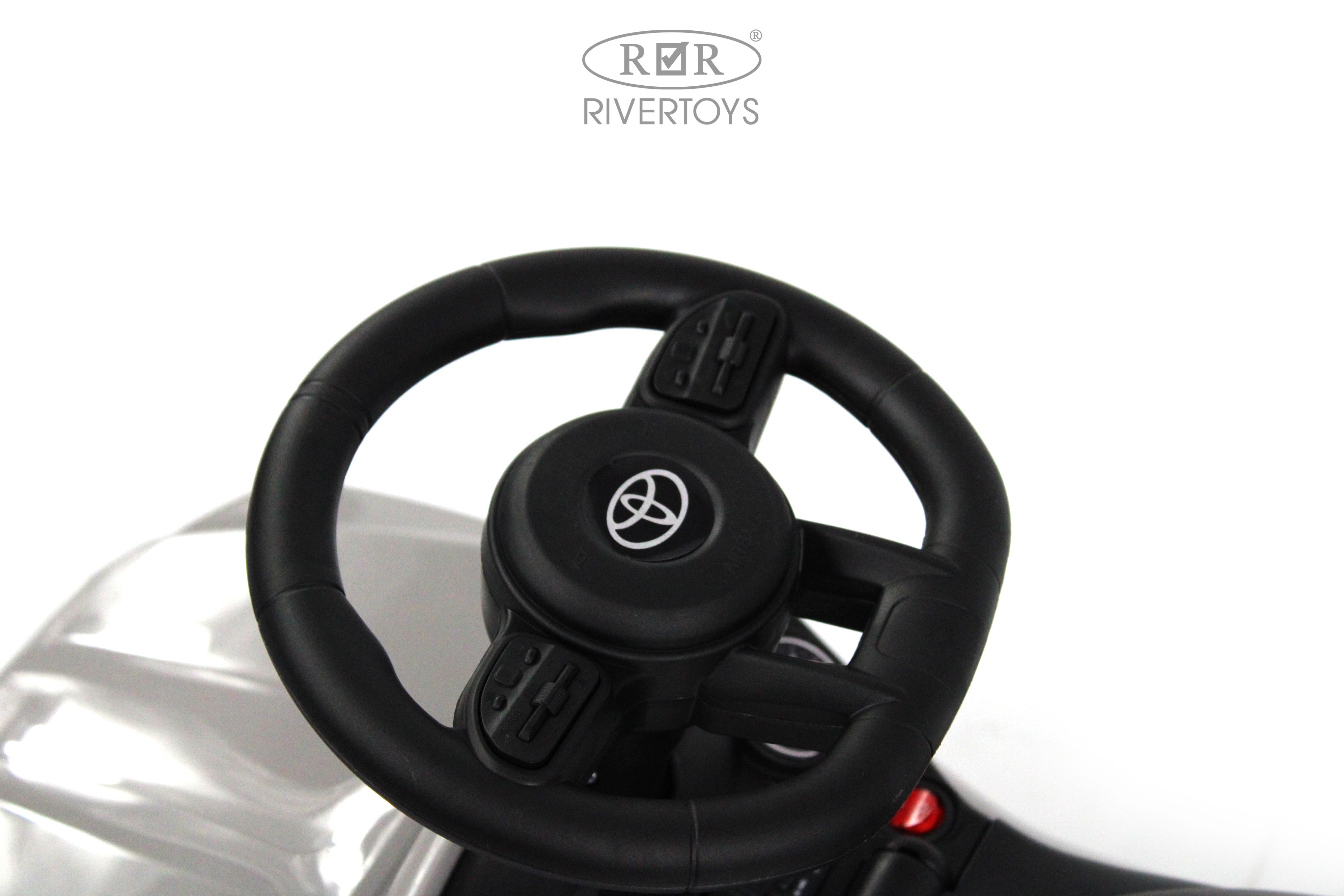 Каталка RIVERTOYS Z002ZZ-D-GREY серый - фото 10