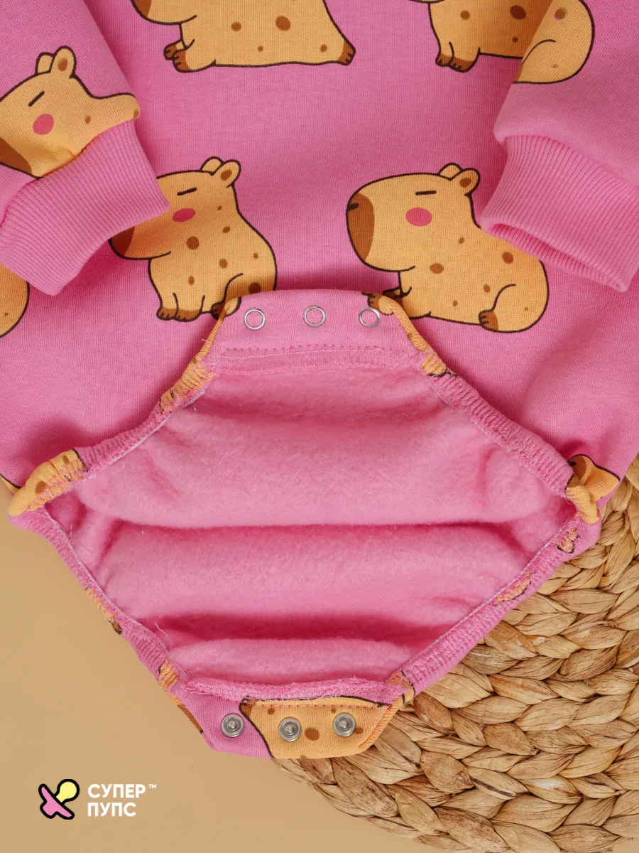 Боди Супер Пупс ромпер/многокапибар - фото 15
